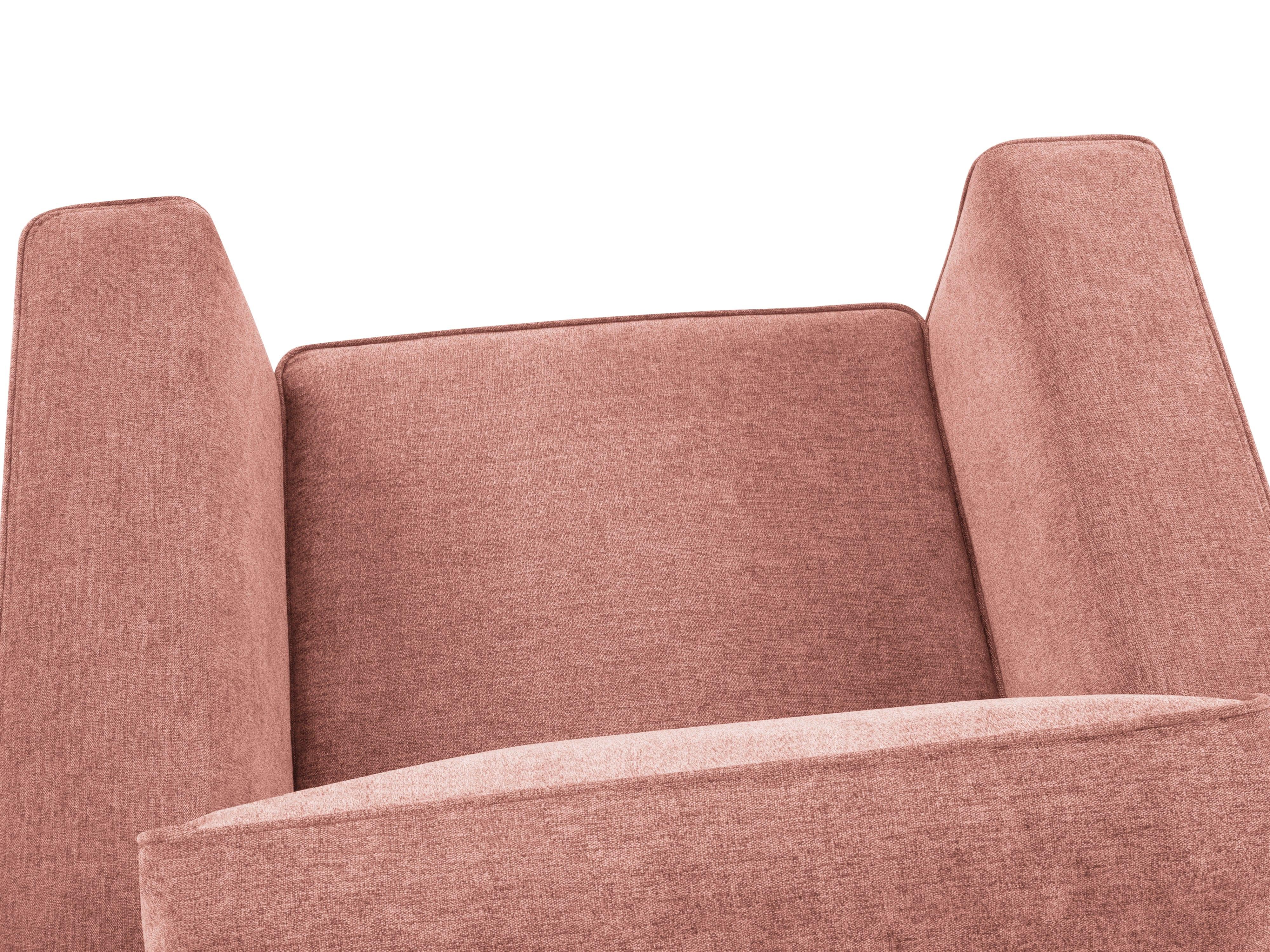 fotel modern classic różowy