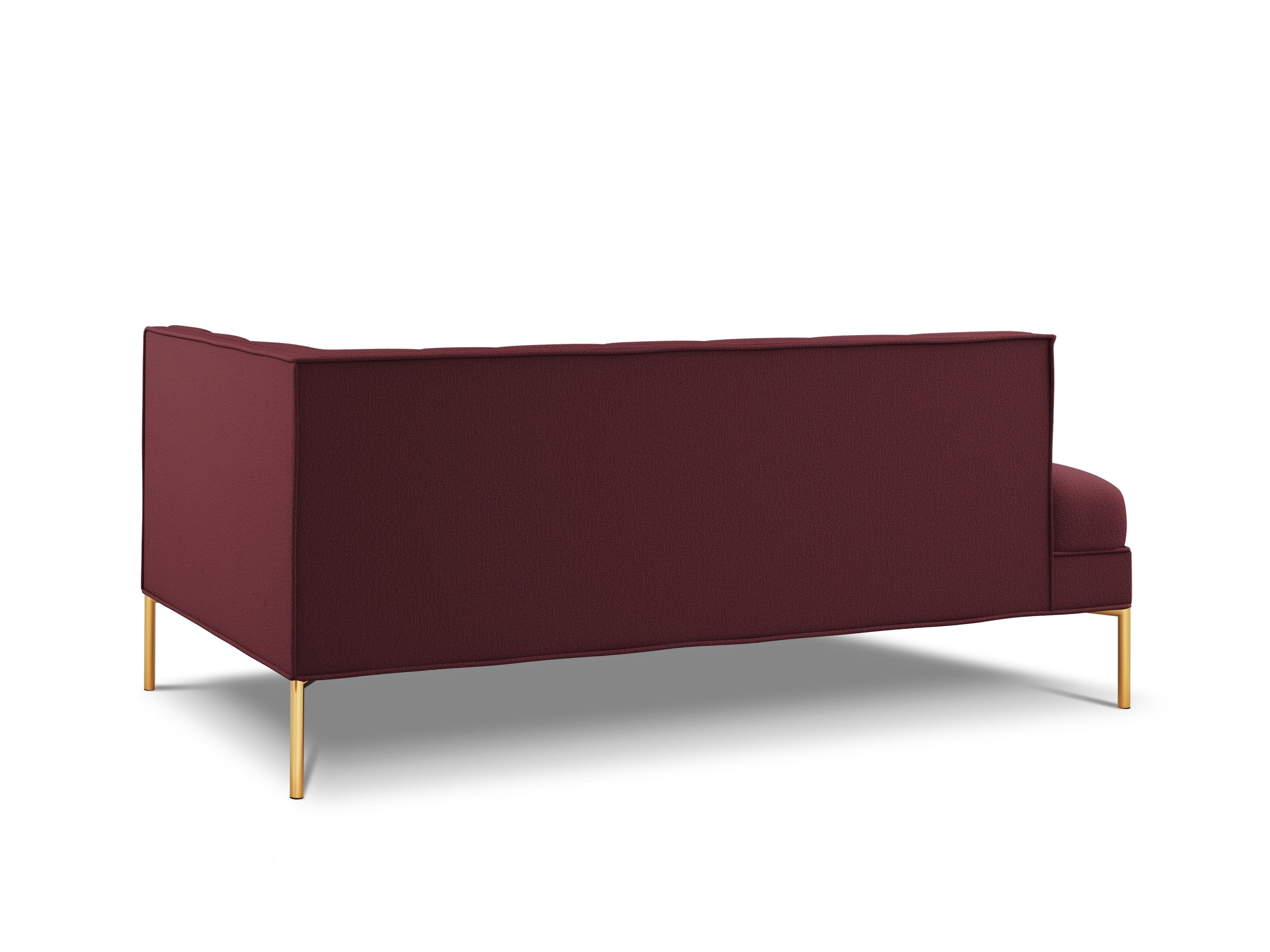 Szezlong lewostronny KAROO bordowy, Micadoni, Eye on Design