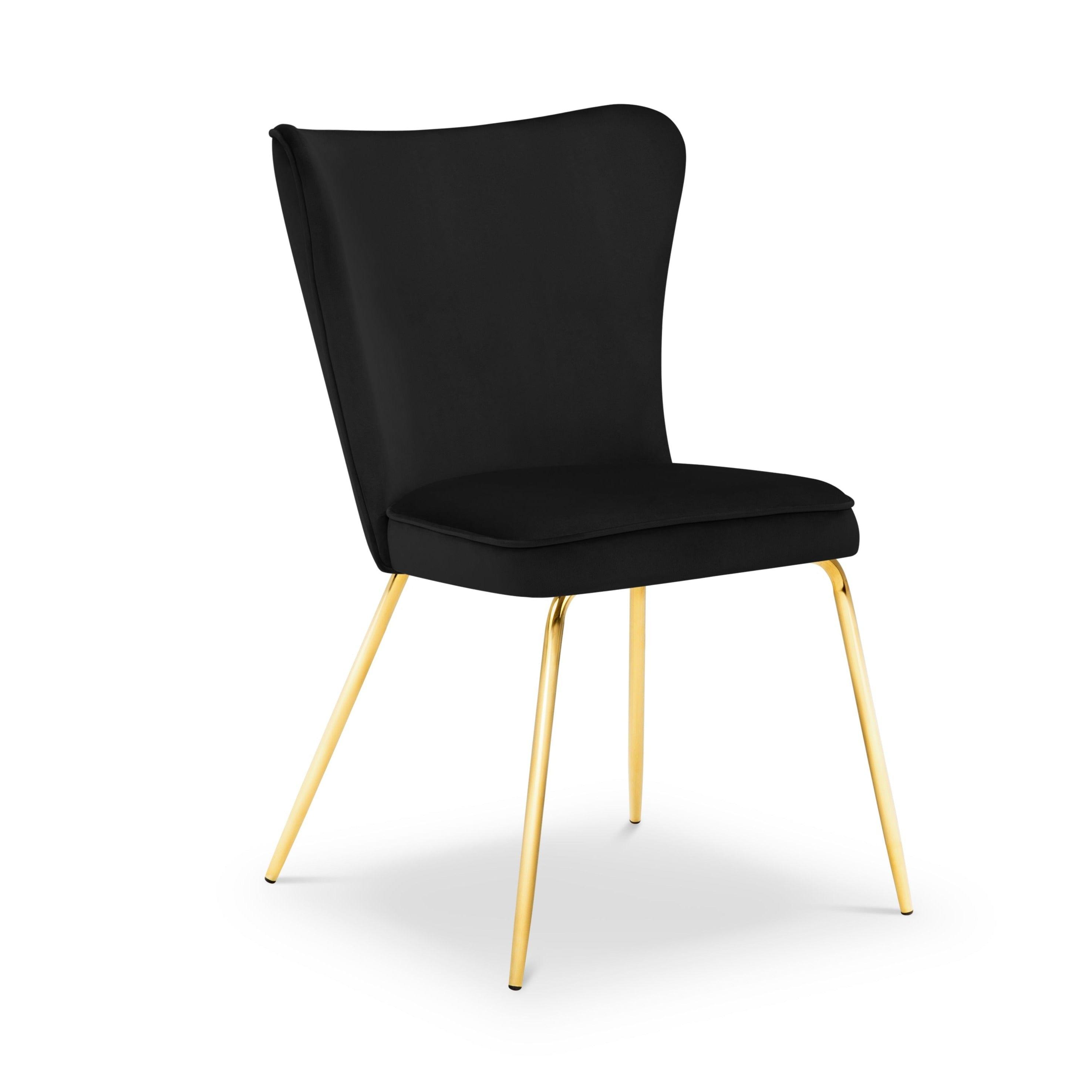 nowoczesne krzesło czarne 