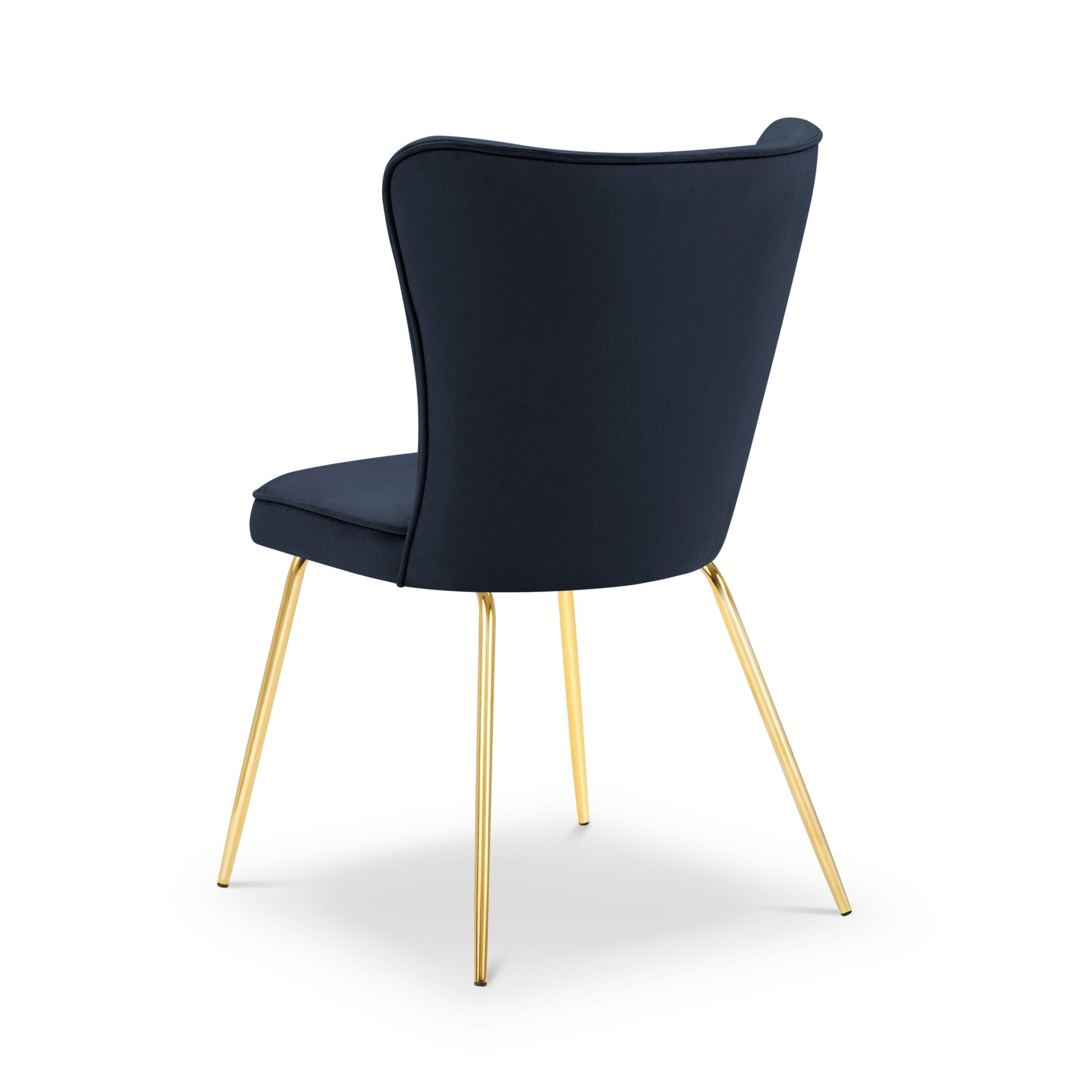 krzesło ciemnoniebieskie modern classic