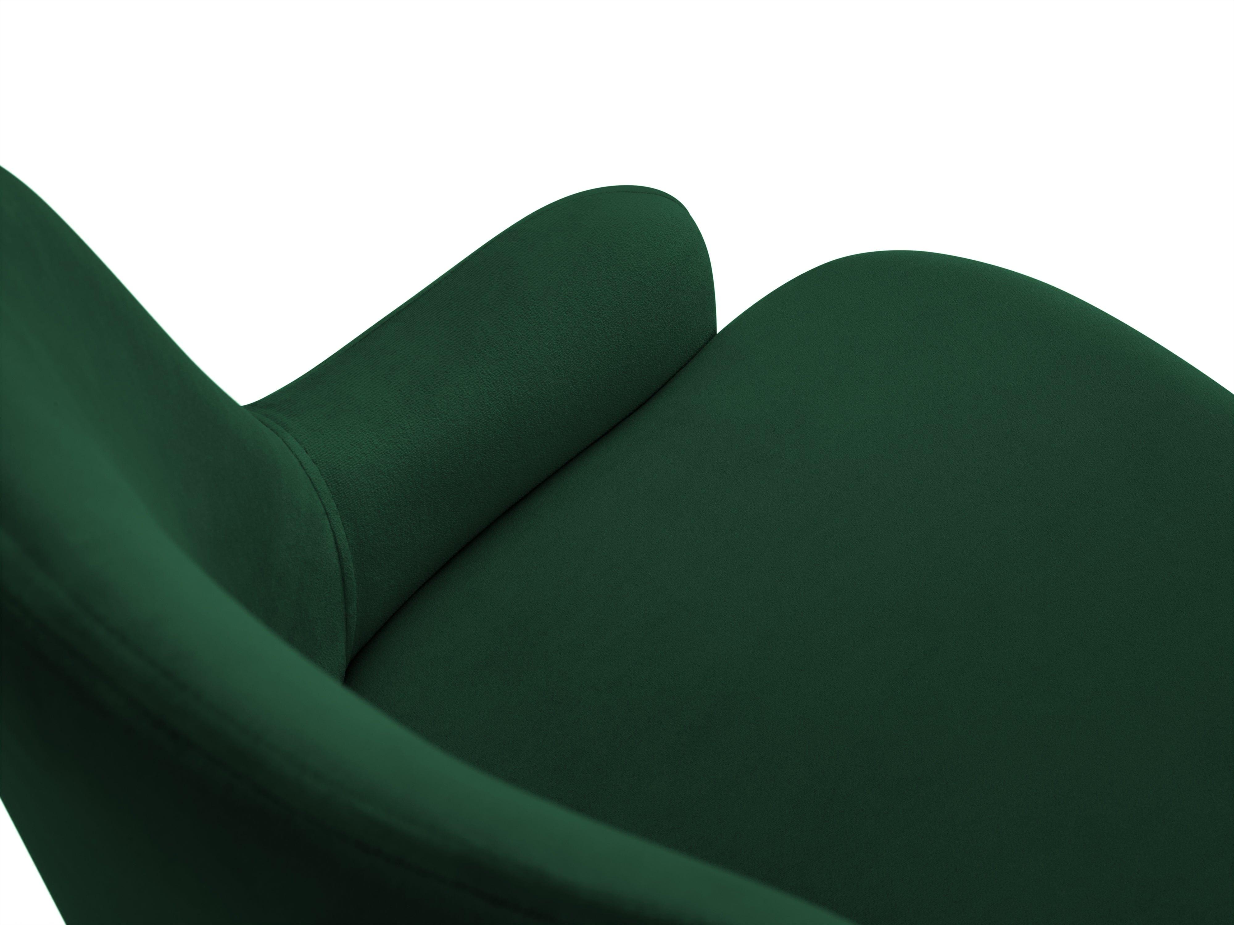 krzesło z podłokietnikami zieleń butelkowa 
