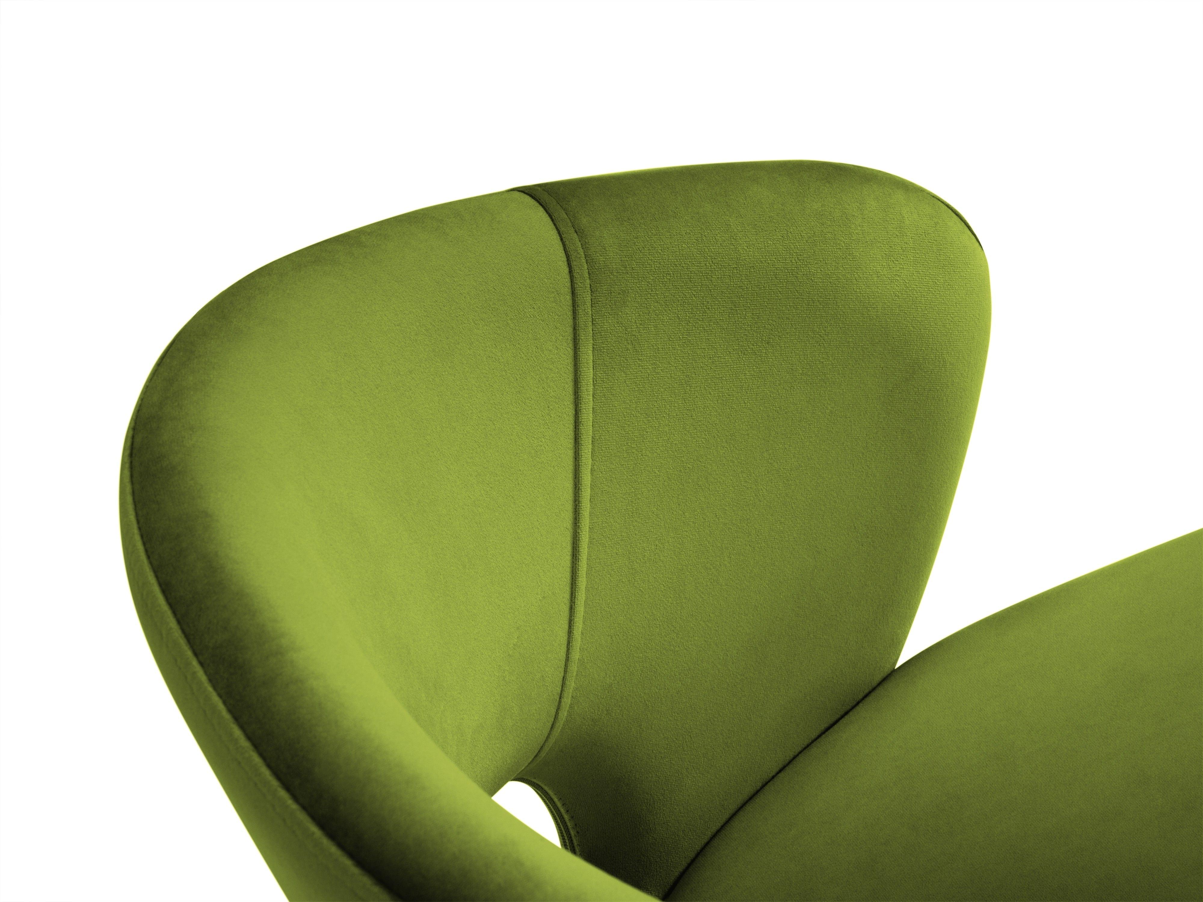 krzesło zielone z podłokietnikami 
