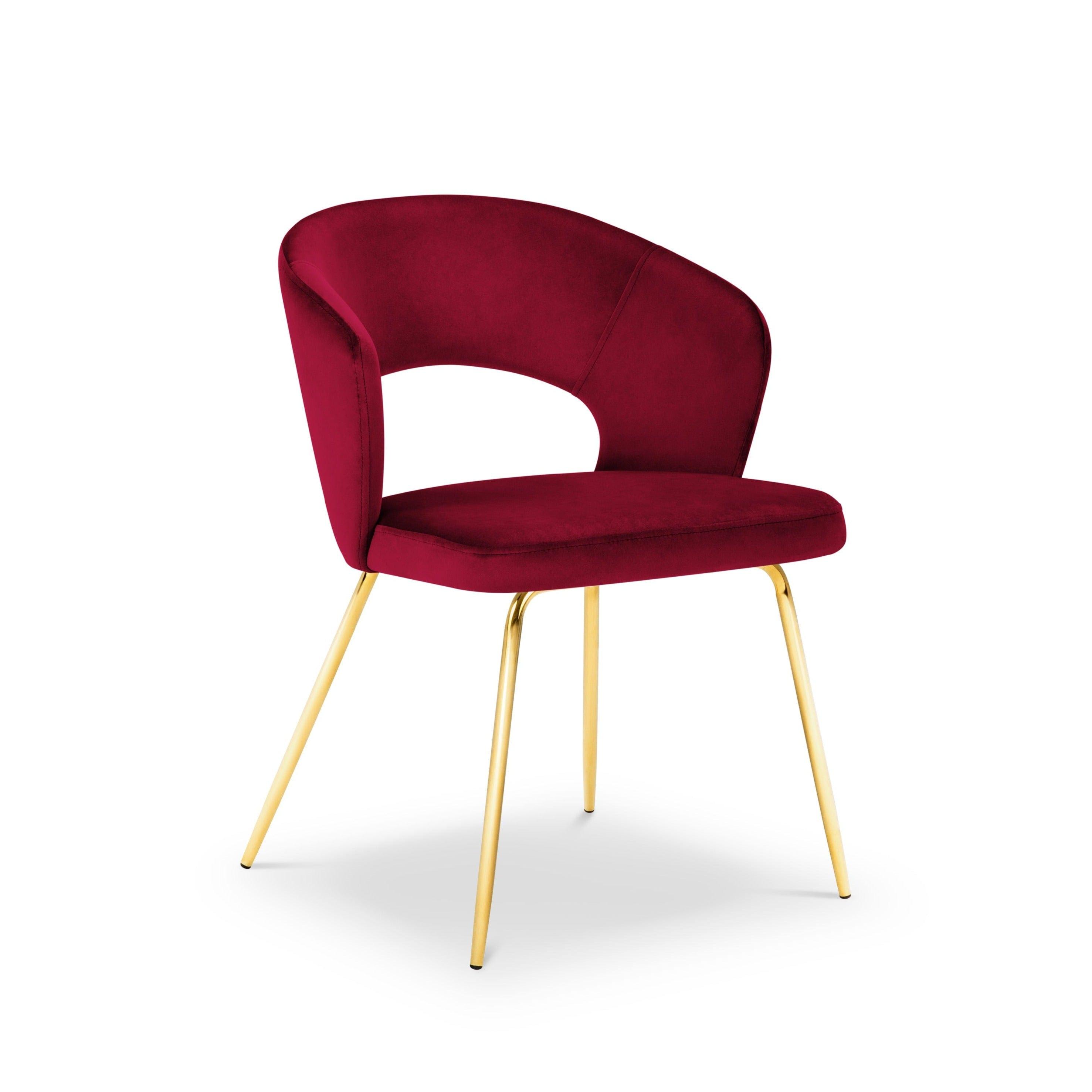 czerwone krzesło modern classic