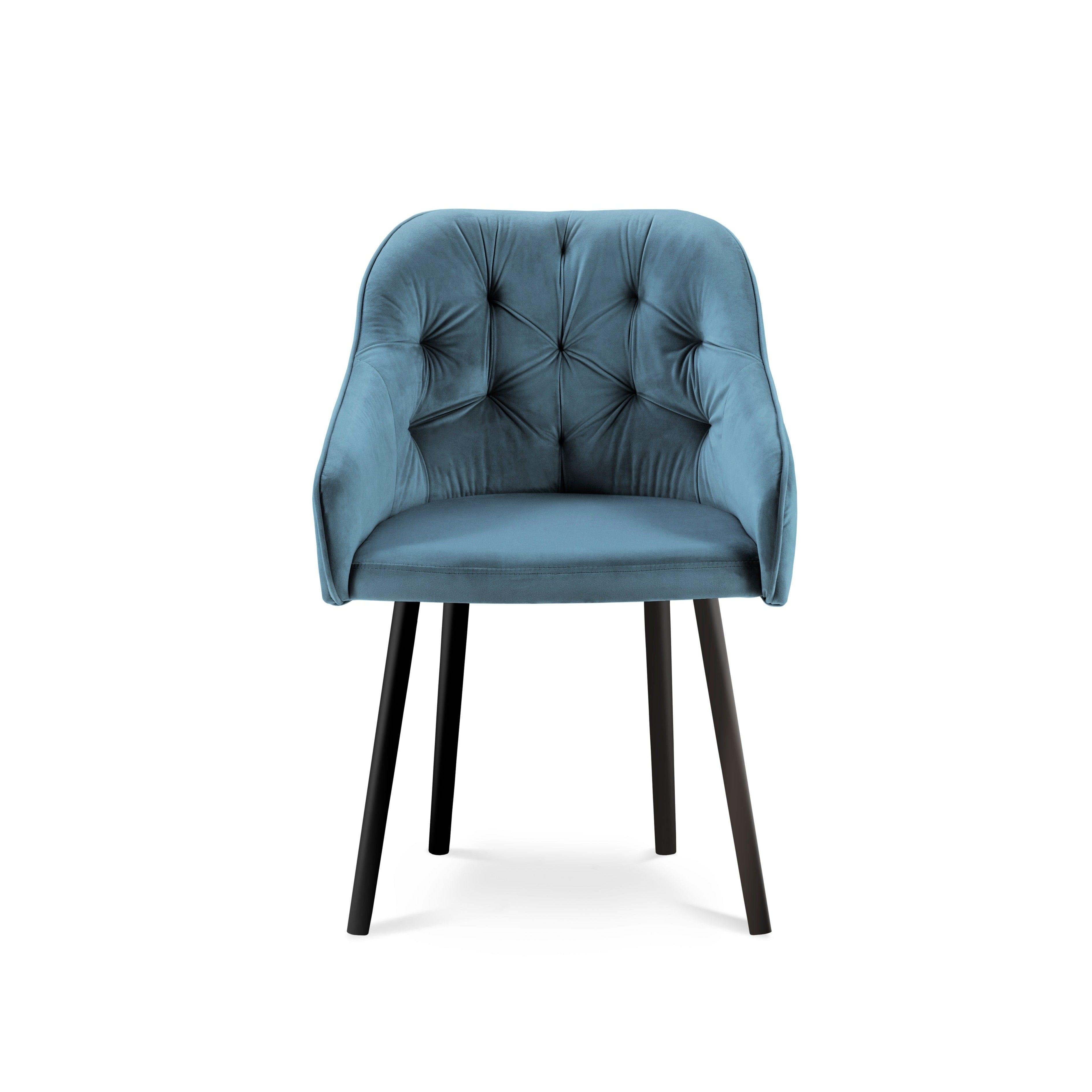 nowoczesne krzesło Nissi jasnoniebieskie 