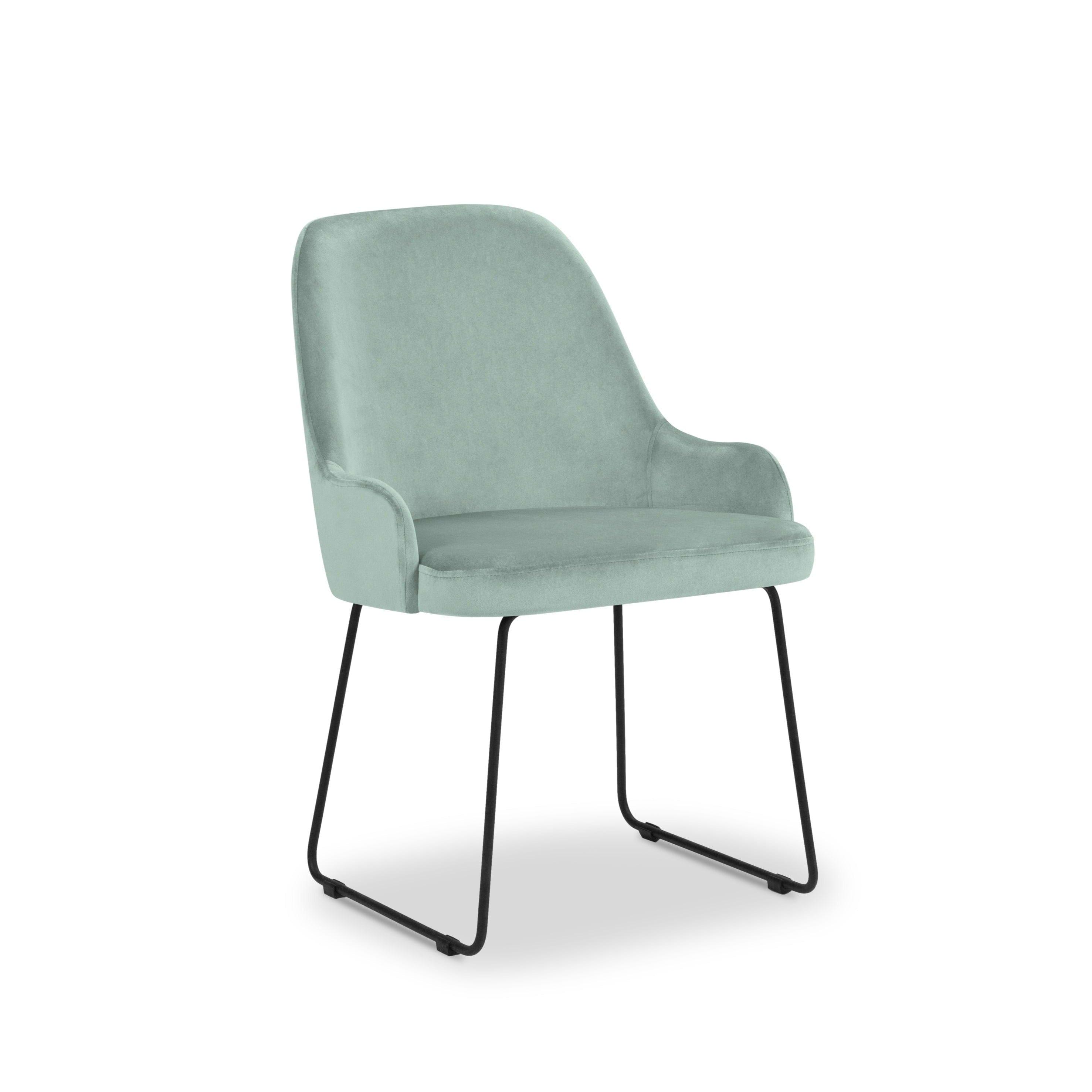 nowoczesne krzesło pistacjowe 