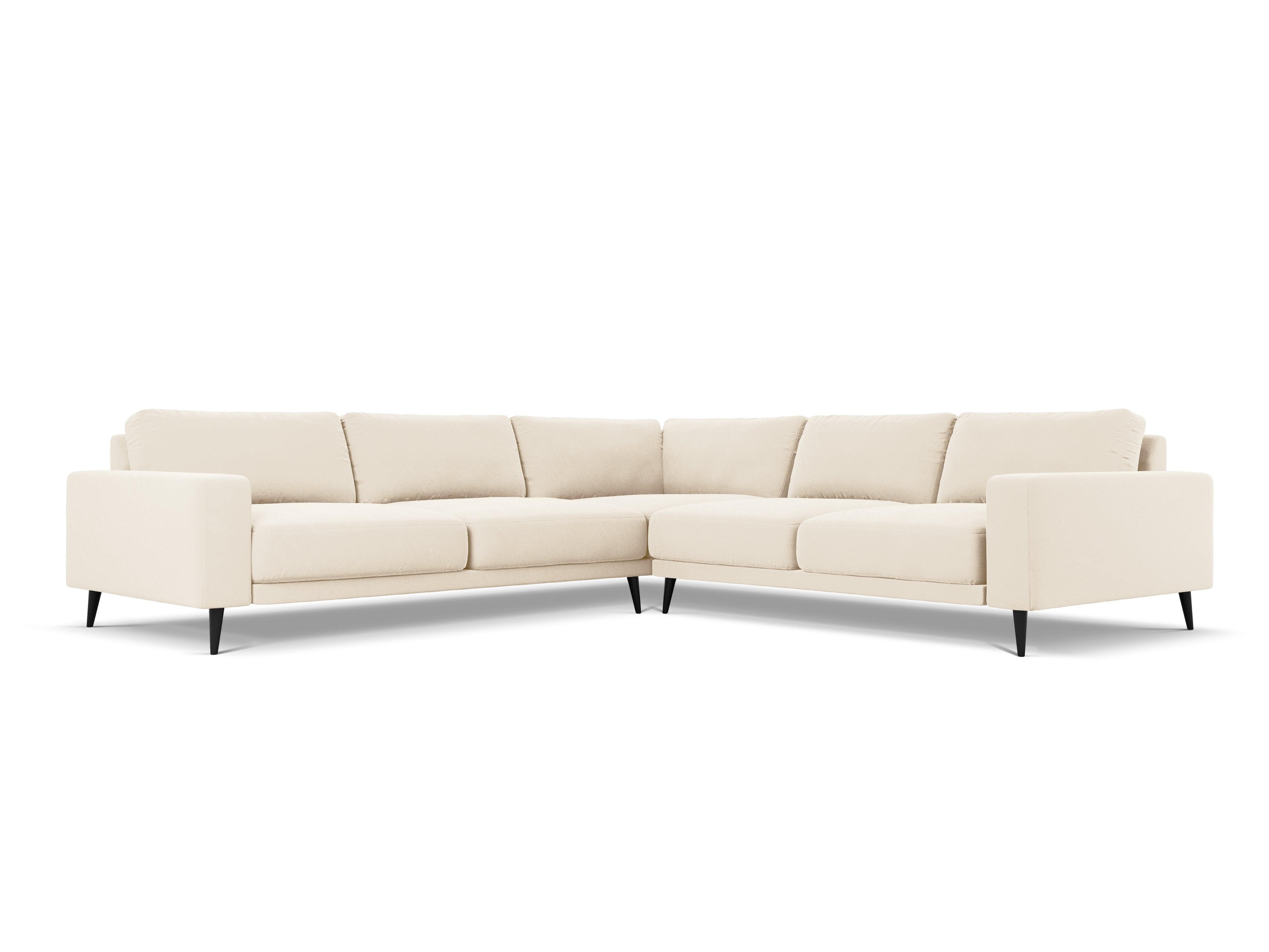 Velvet Reversible Corner Sofa, "Kylie", 5 Seats, 236x236x80
Made in Europe, Micadoni, Eye on Design