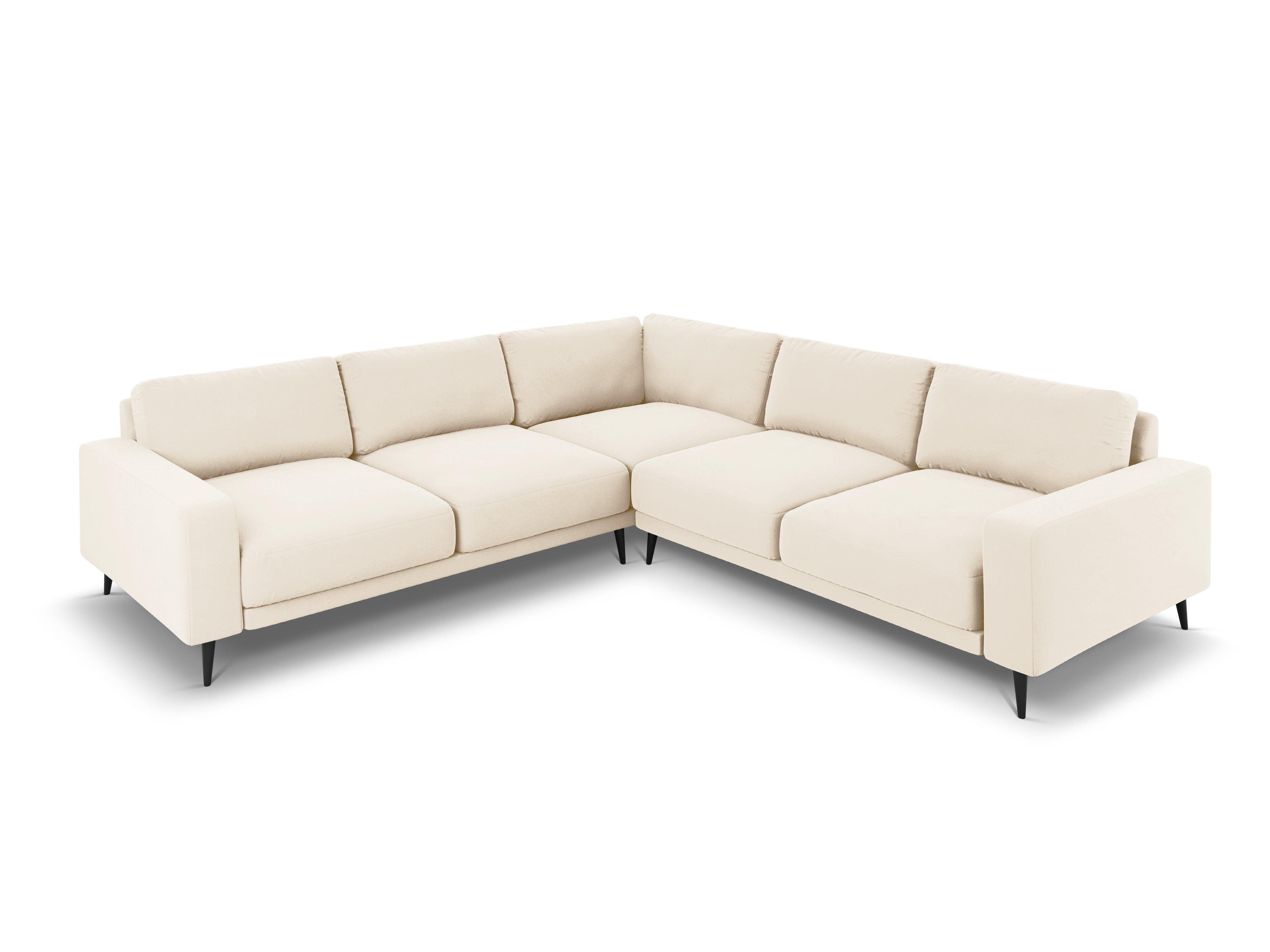 Velvet Reversible Corner Sofa, "Kylie", 5 Seats, 236x236x80
Made in Europe, Micadoni, Eye on Design