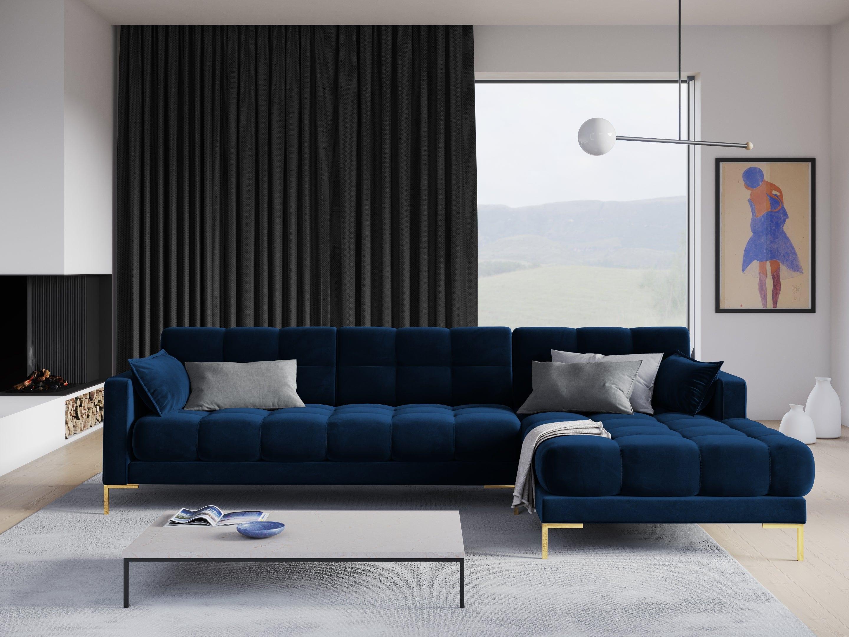 nowoczesna sofa niebieska 