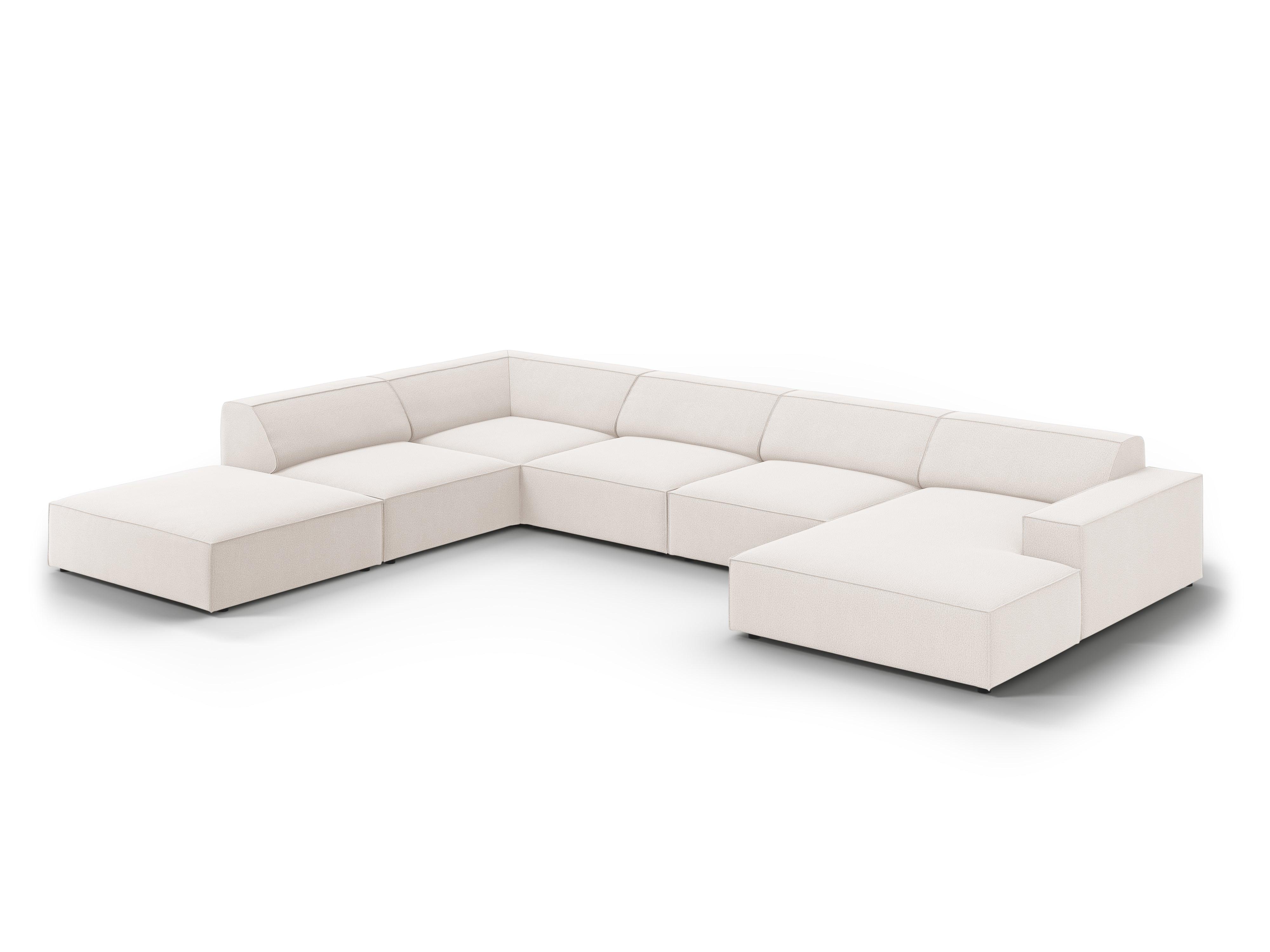 Panoramic Left Corner Sofa, "Jodie", 7 Seats, 364x262x70
Made in Europe, Micadoni, Eye on Design
