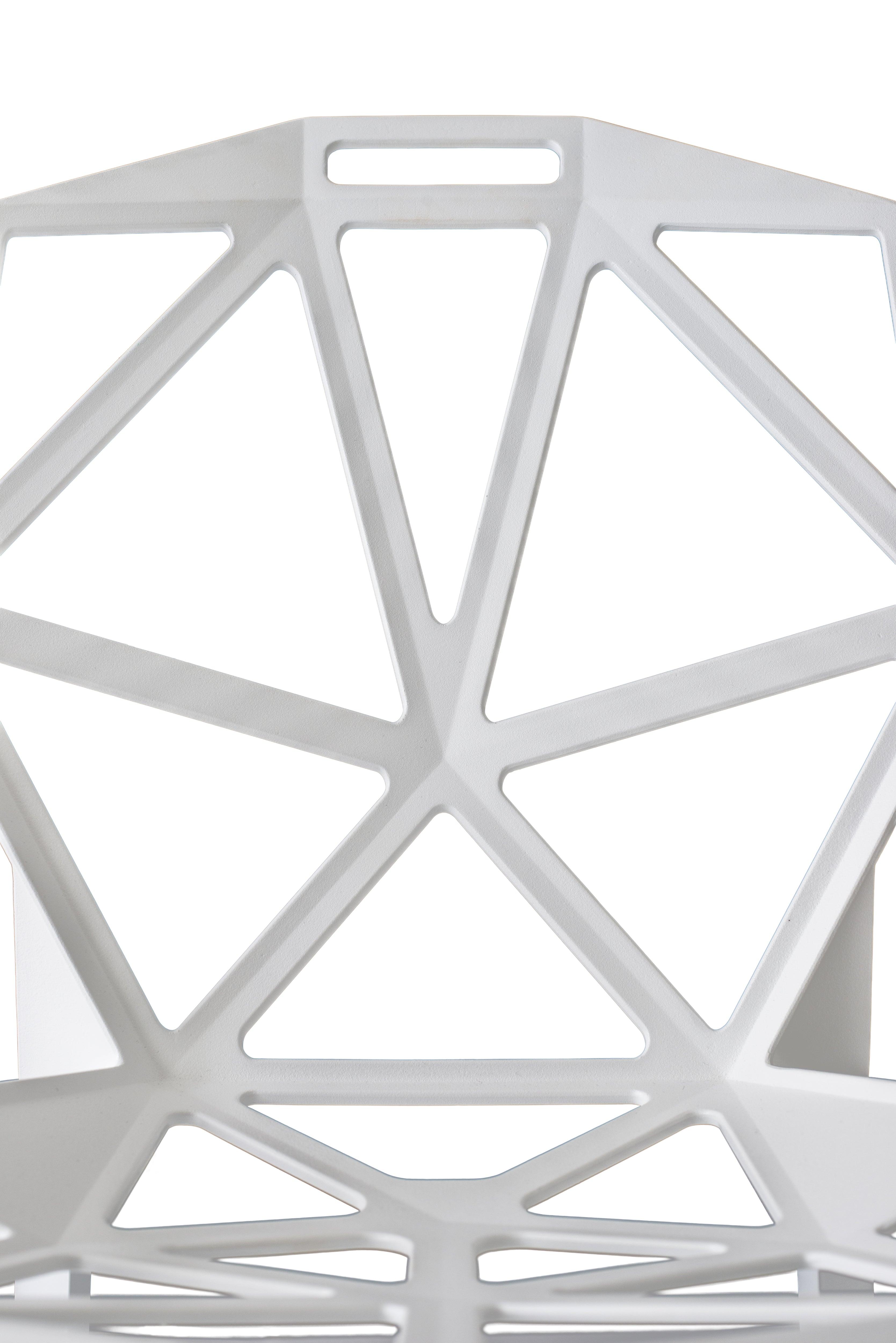 Krzesło CHAIR_ONE biały z aluminium, Magis, Eye on Design