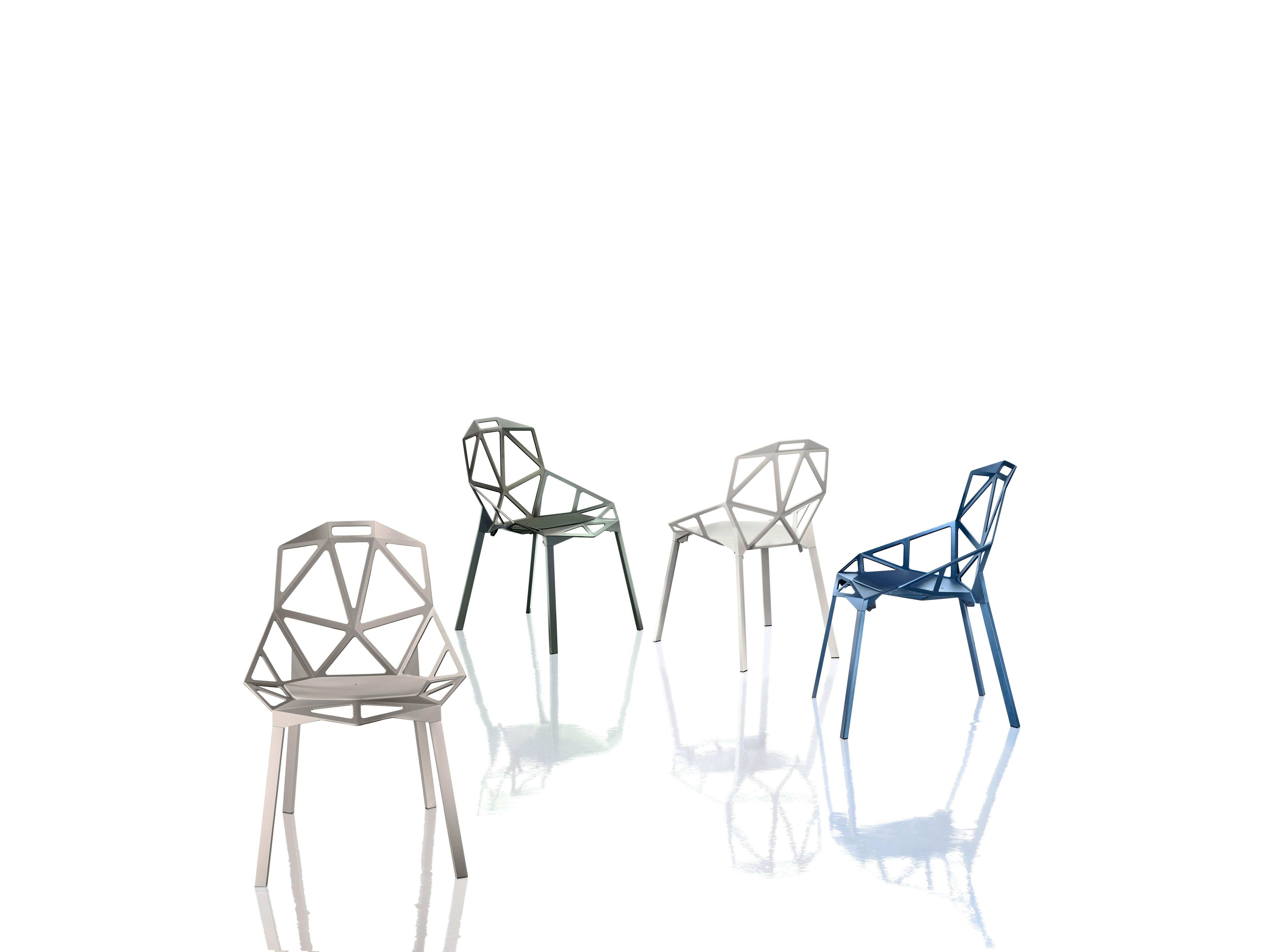 Krzesło CHAIR_ONE biały z aluminium, Magis, Eye on Design