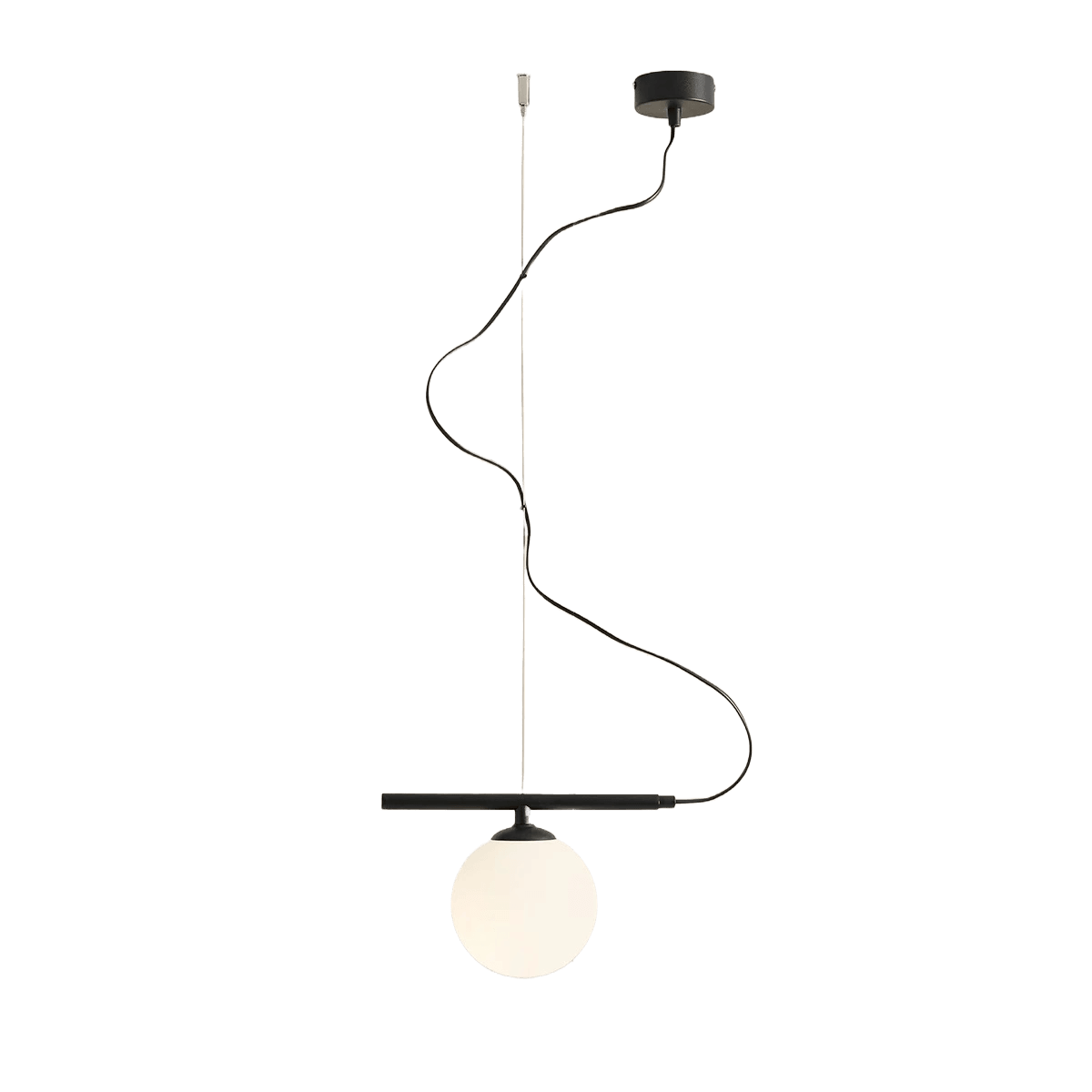 Lampa wisząca BERYL GLASS czarny, Artera, Eye on Design