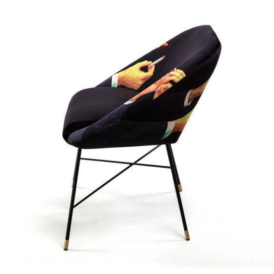 Krzesło LIPSTICKS czarny Seletti    Eye on Design