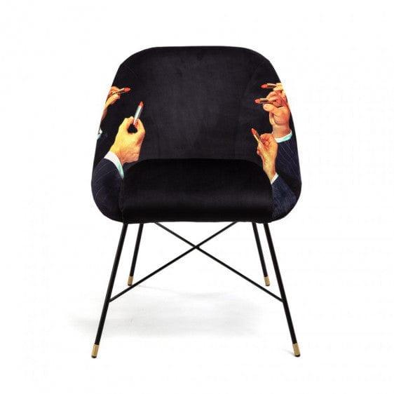 Krzesło LIPSTICKS czarny Seletti    Eye on Design
