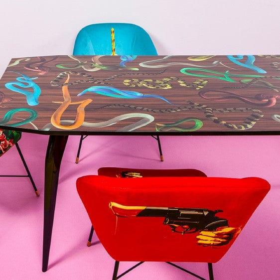 Krzesło REVOLVER czerwony, Seletti, Eye on Design
