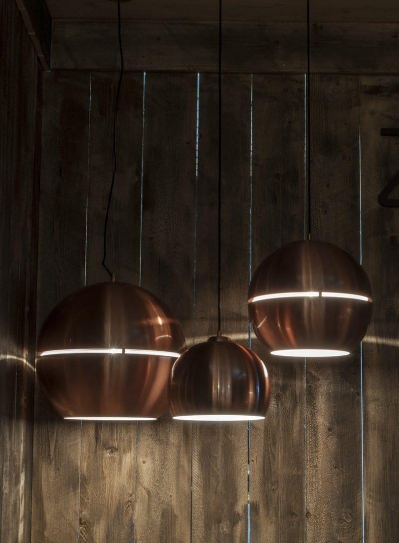 Lampa wisząca RETRO '70 miedziany - Eye on Design