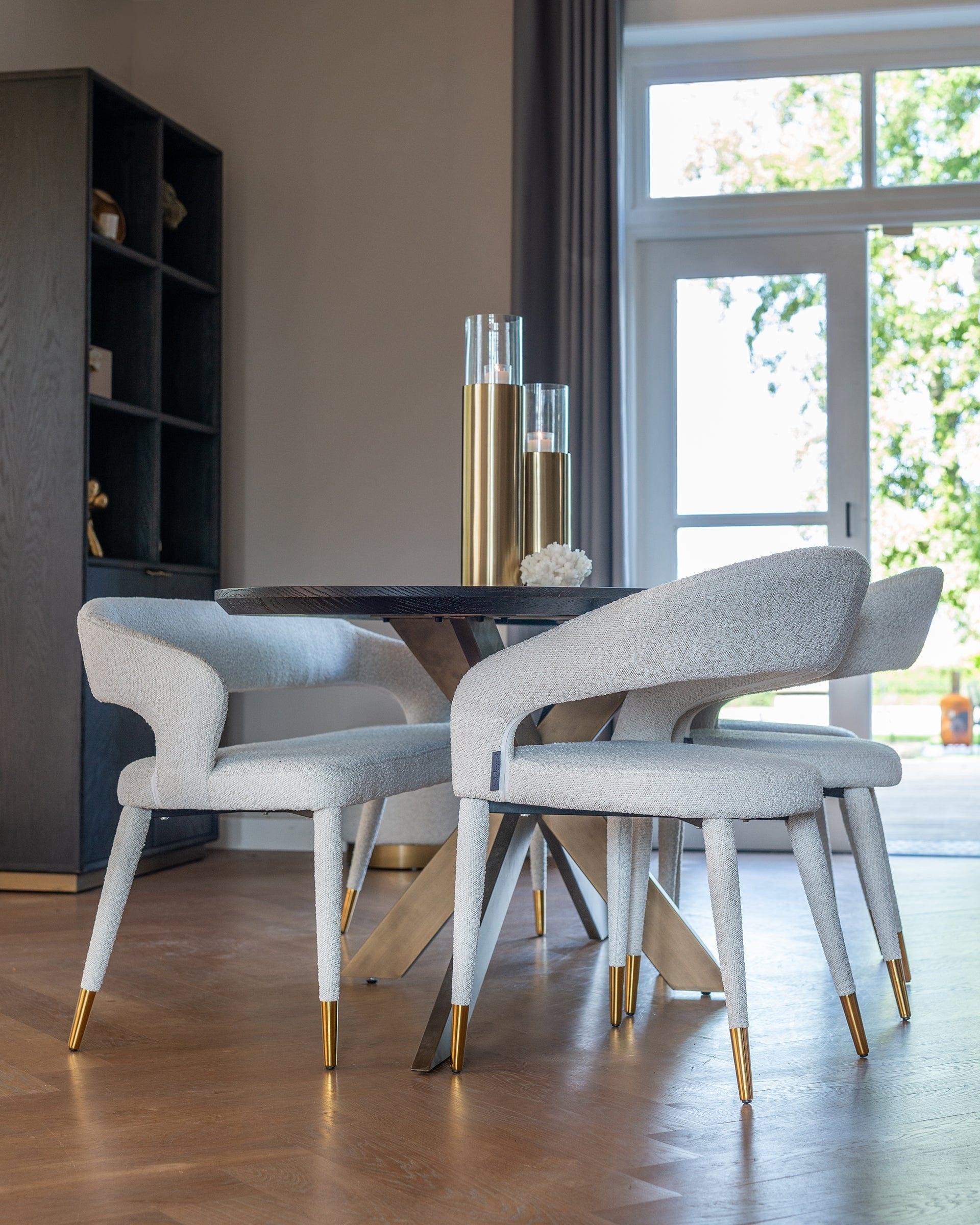 Krzesło TURIN bouclé biały, Richmond Interiors, Eye on Design