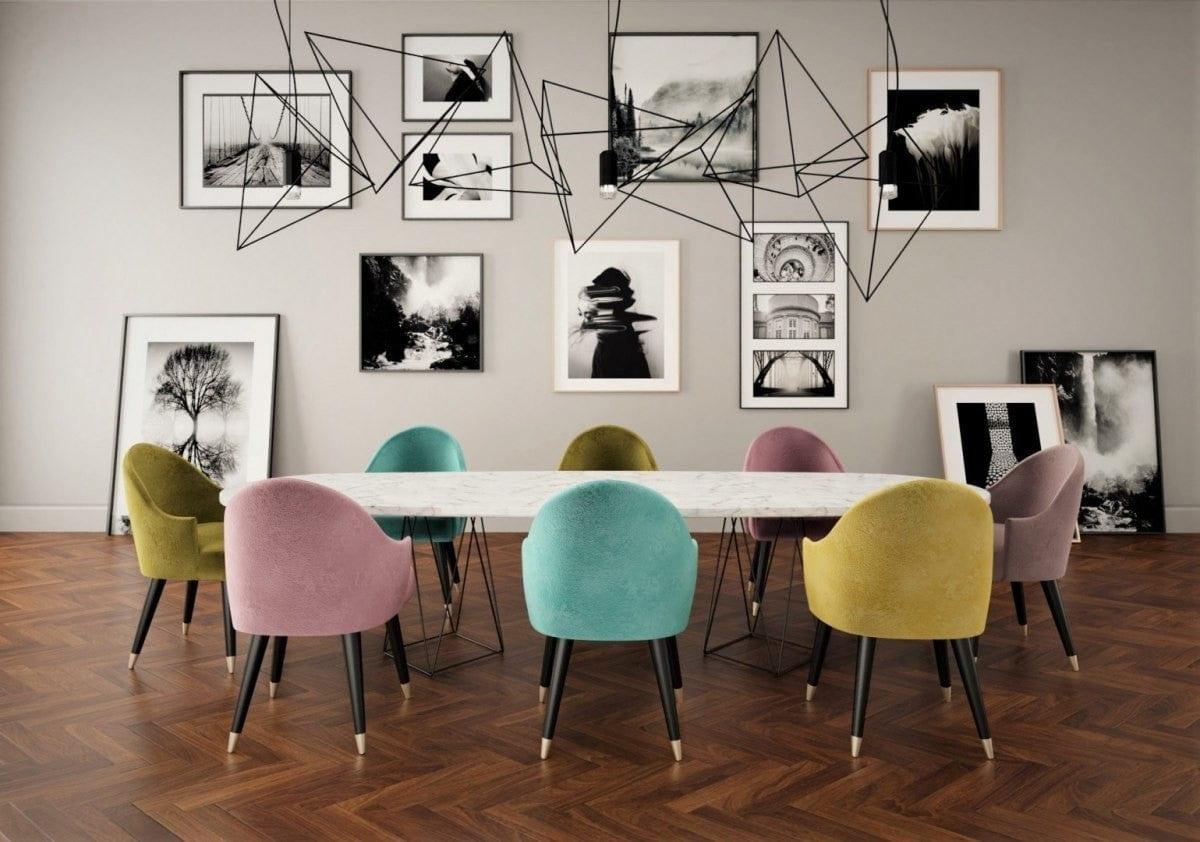 Krzesło koktajlowe EMI VELVET zielony Happy Barok    Eye on Design