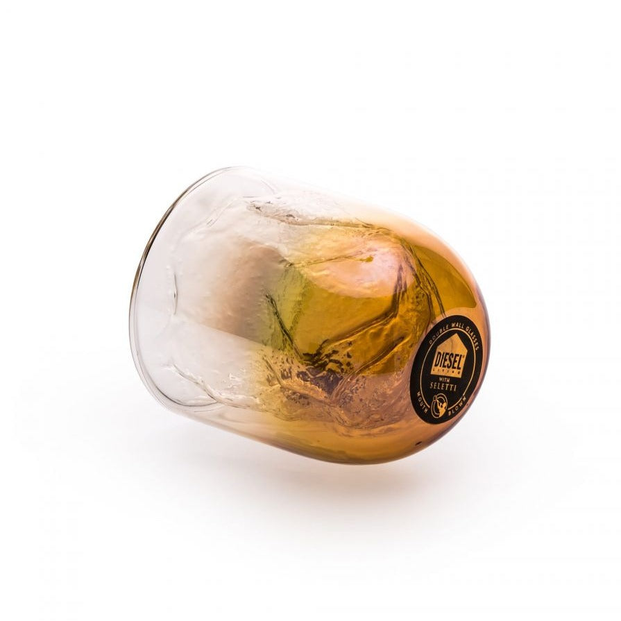 Szklanka METEORITE GLASS brązowy Seletti    Eye on Design