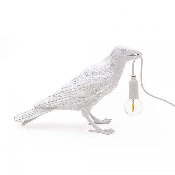 Lampa zewnętrzna BIRD WAITING biały Seletti    Eye on Design
