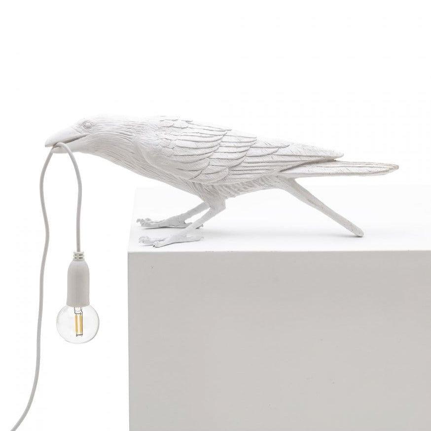 Lampa BIRD PLAYING biały, Seletti, Eye on Design