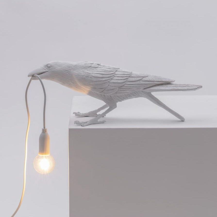 Lampa zewnętrzna BIRD PLAYING biały, Seletti, Eye on Design