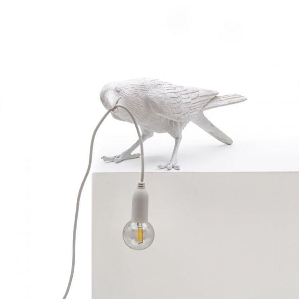 Lampa BIRD PLAYING biały, Seletti, Eye on Design