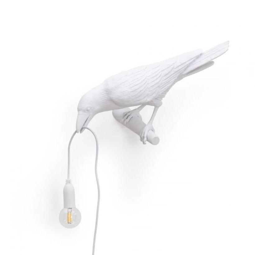 Lampa zewnętrzna BIRD LOOKING LEFT biały, Seletti, Eye on Design