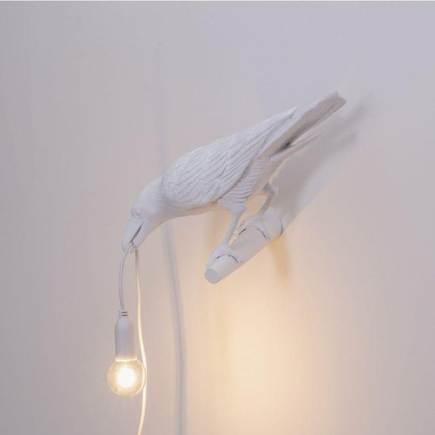 Lampa zewnętrzna BIRD LOOKING LEFT biały, Seletti, Eye on Design