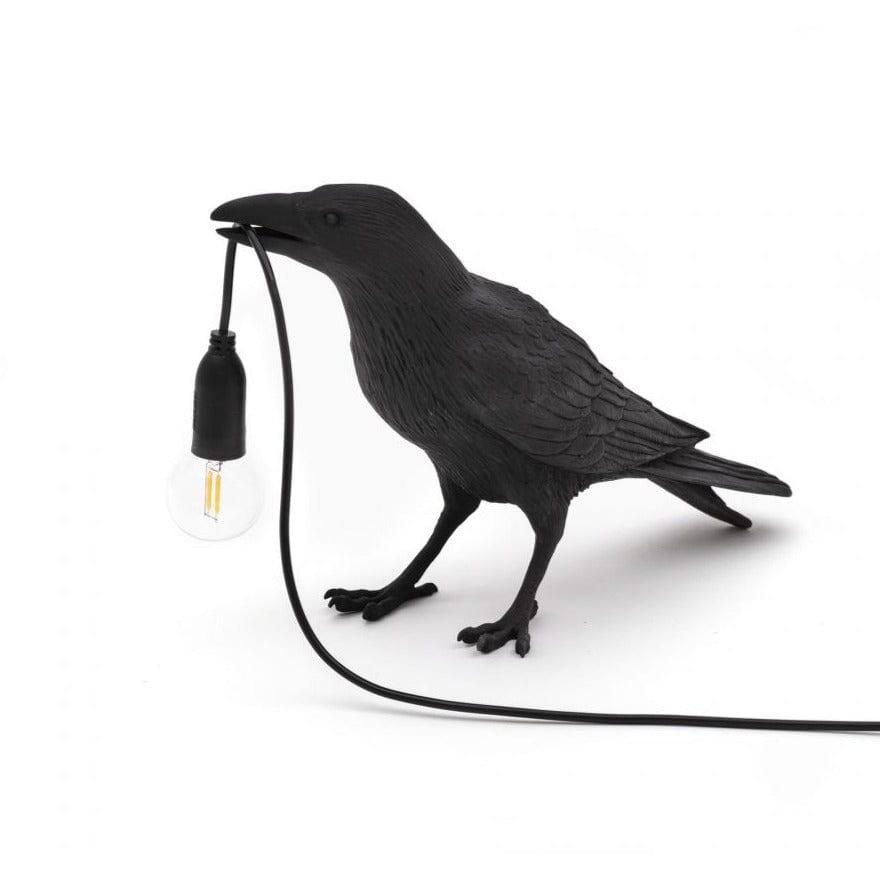 Lampa BIRD WAITING czarny Seletti    Eye on Design