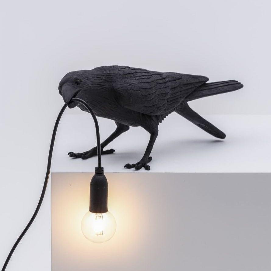 Lampa BIRD PLAYING czarny, Seletti, Eye on Design