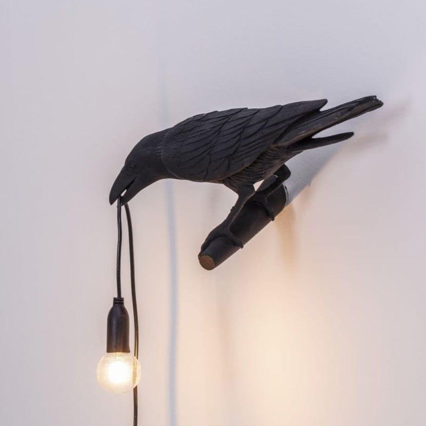 Lampa zewnętrzna BIRD LOOKING LEFT czarny, Seletti, Eye on Design