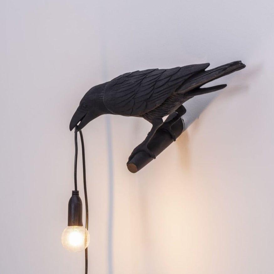 Lampa BIRD LOOKING LEFT czarny Seletti    Eye on Design