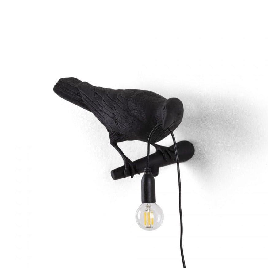 Lampa BIRD LOOKING RIGHT czarny Seletti    Eye on Design