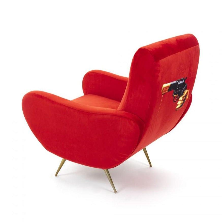 Fotel REVOLVER czerwony, Seletti, Eye on Design