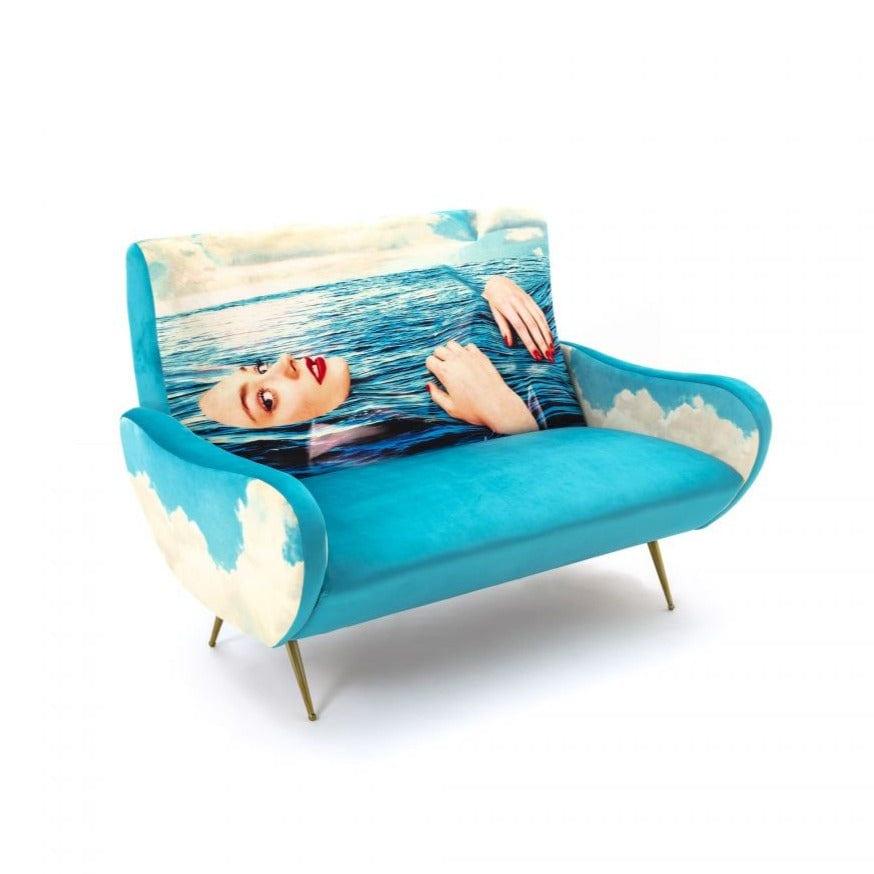 Sofa 2-osobowa SEA GIRL turkusowy Seletti    Eye on Design