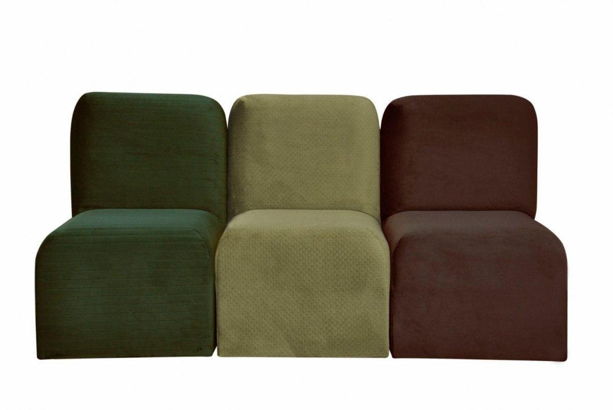 Sofa modułowa SIME zielony Happy Barok    Eye on Design