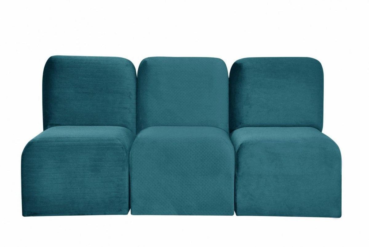 Sofa modułowa SIME zielony morski Happy Barok    Eye on Design