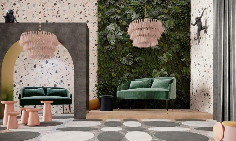 Sofa EMI VELVET zielony Happy Barok    Eye on Design