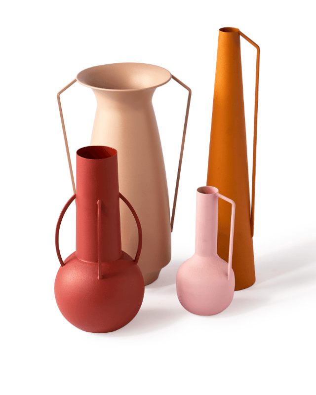 Zestaw wazonów ROMAN różowy Pols Potten    Eye on Design