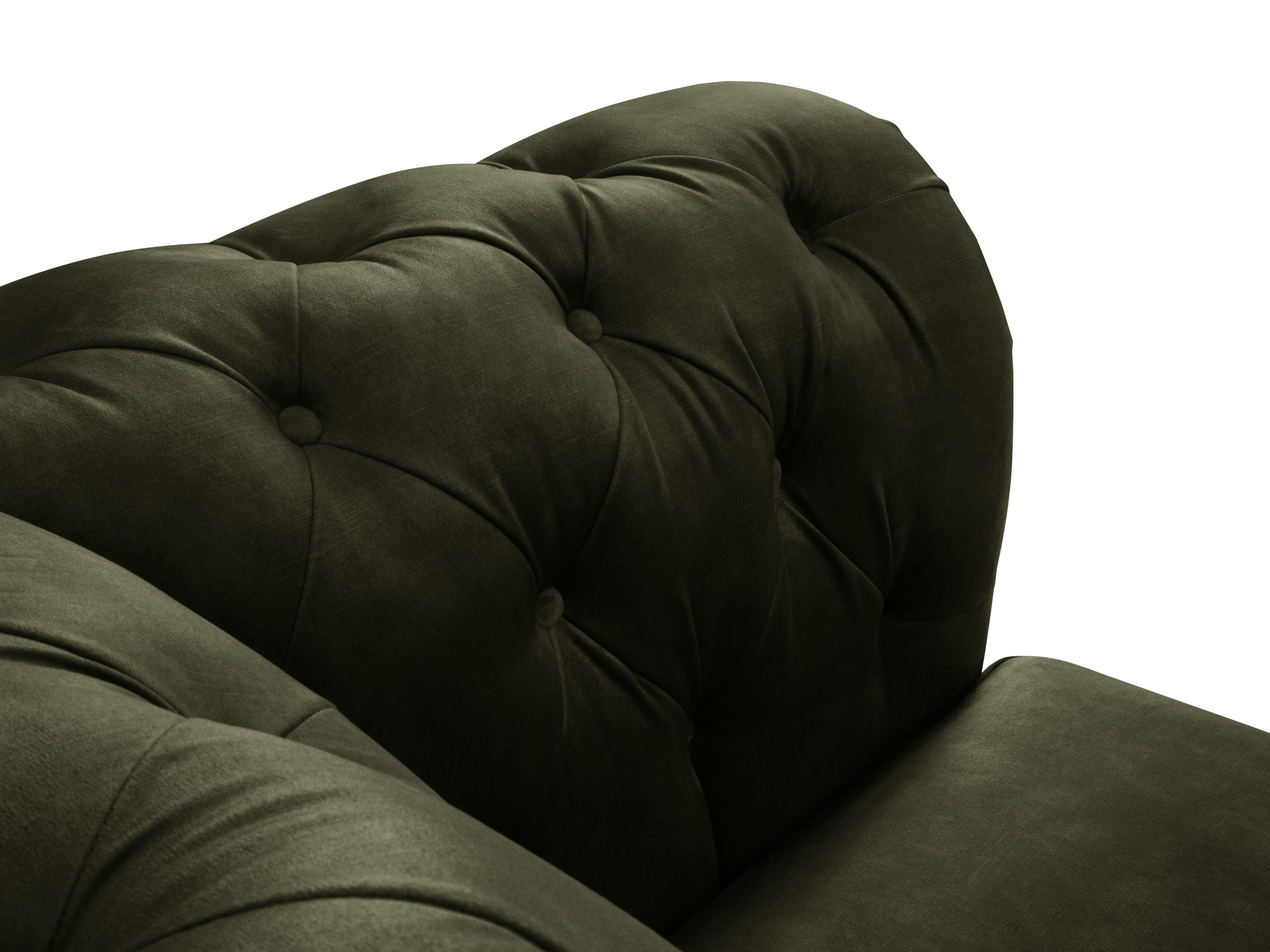 Sofa aksamitna 2-osobowa PHOEBE butelkowa zieleń, Windsor & Co, Eye on Design