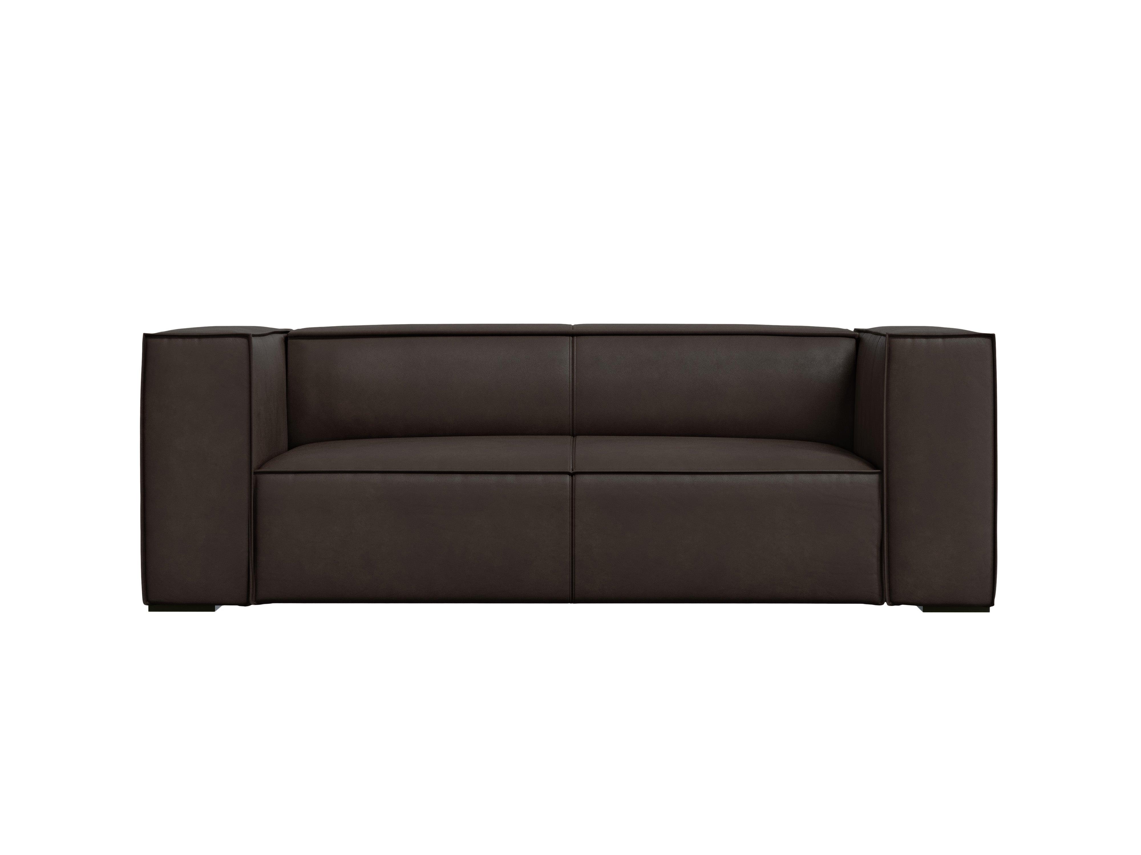 Sofa skórzana 2-osobowa MADAME ciemnobrązowy Windsor & Co    Eye on Design