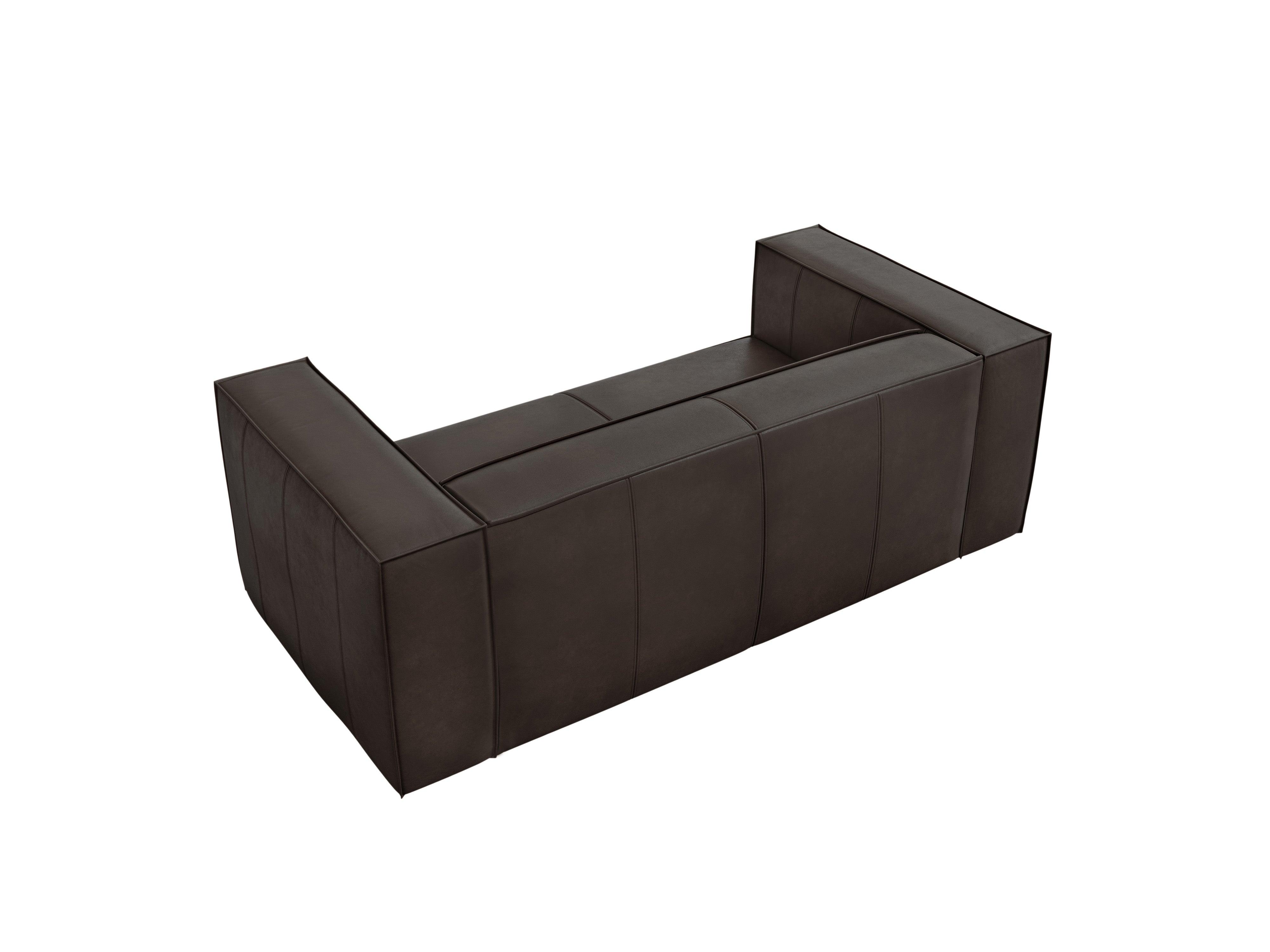 Sofa skórzana 2-osobowa MADAME ciemnobrązowy Windsor & Co    Eye on Design