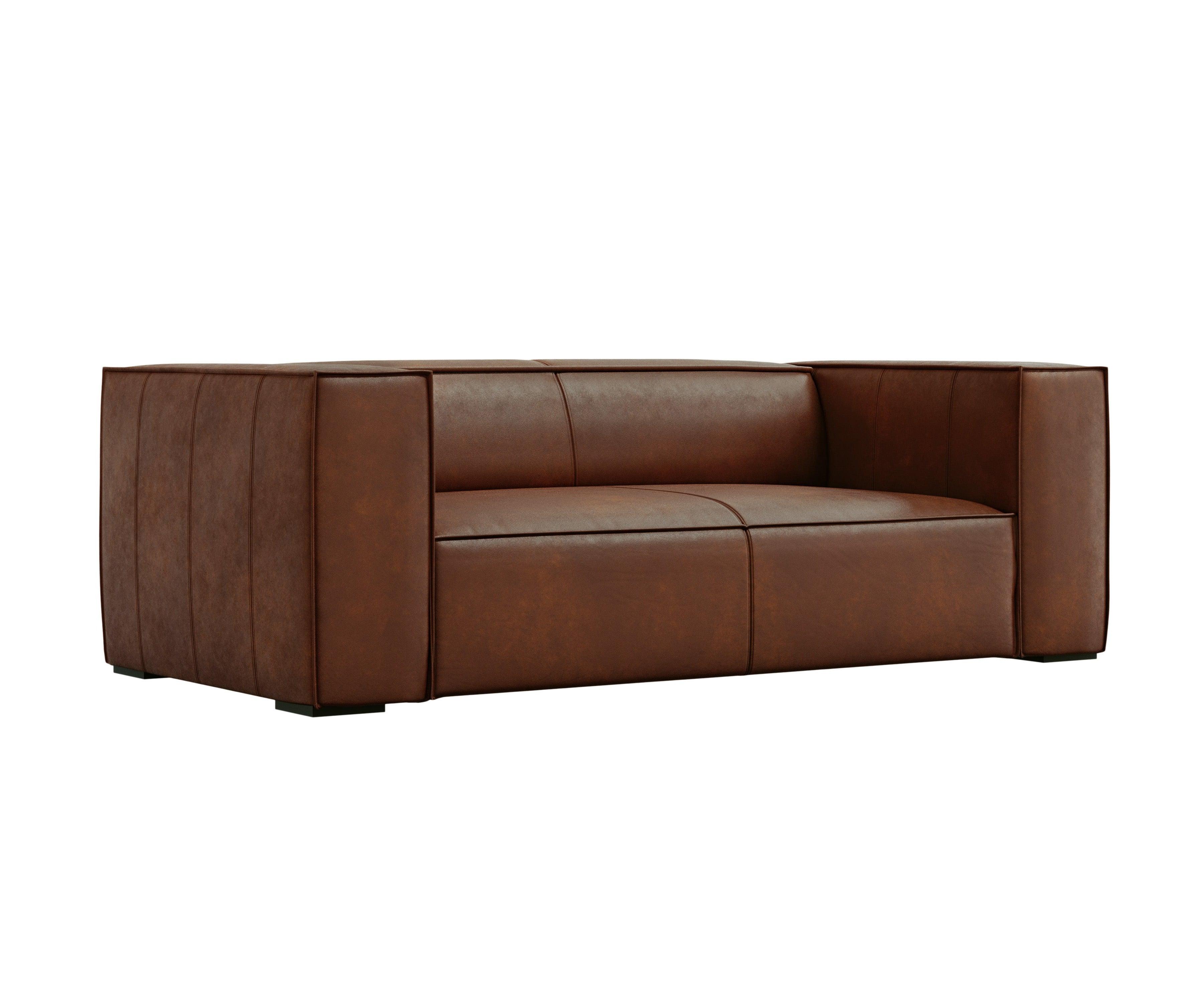 Sofa skórzana 2-osobowa MADAME brązowy Windsor & Co    Eye on Design