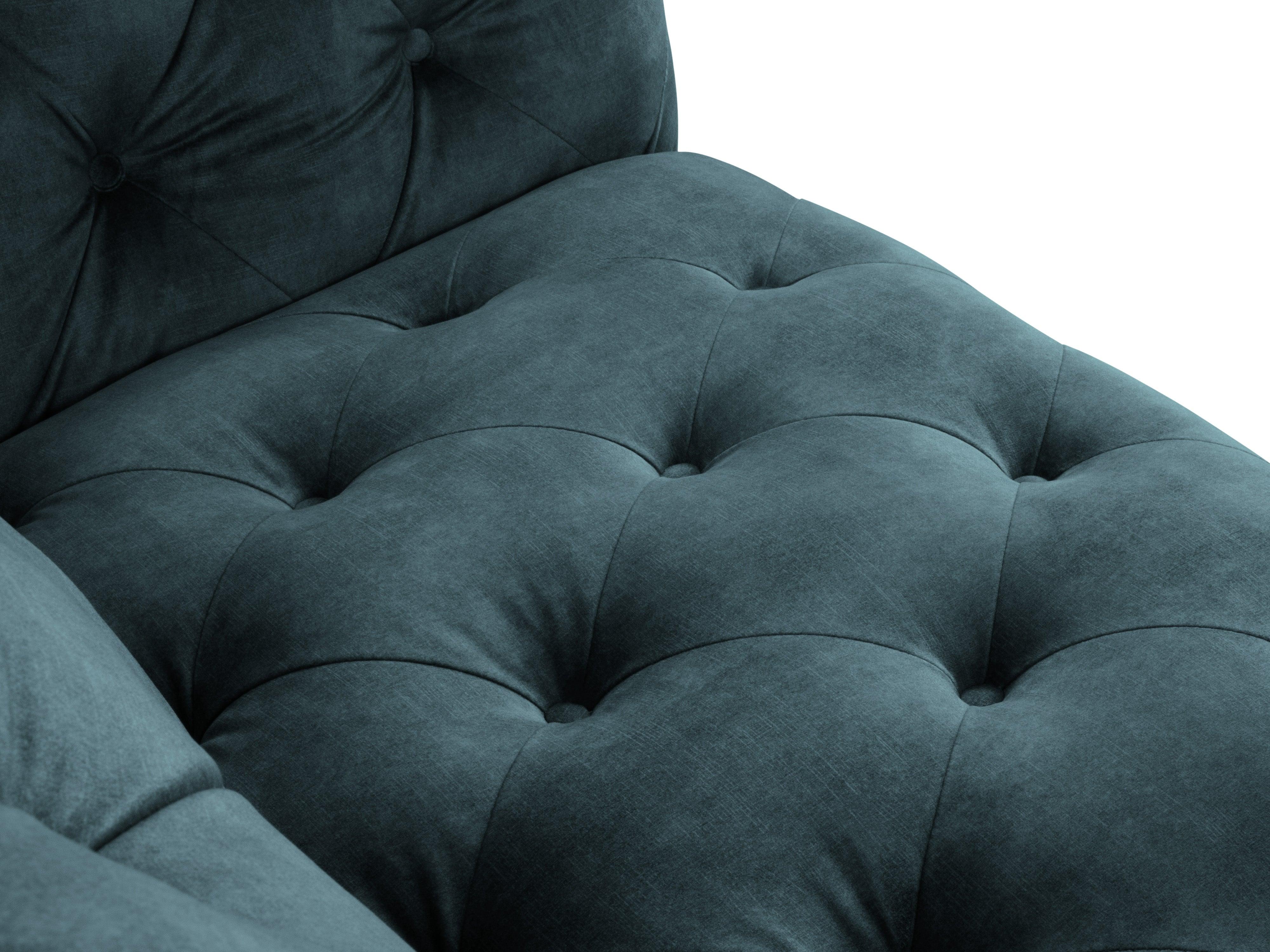 Sofa aksamitna 3-osobowa LOGE petrol Windsor & Co    Eye on Design
