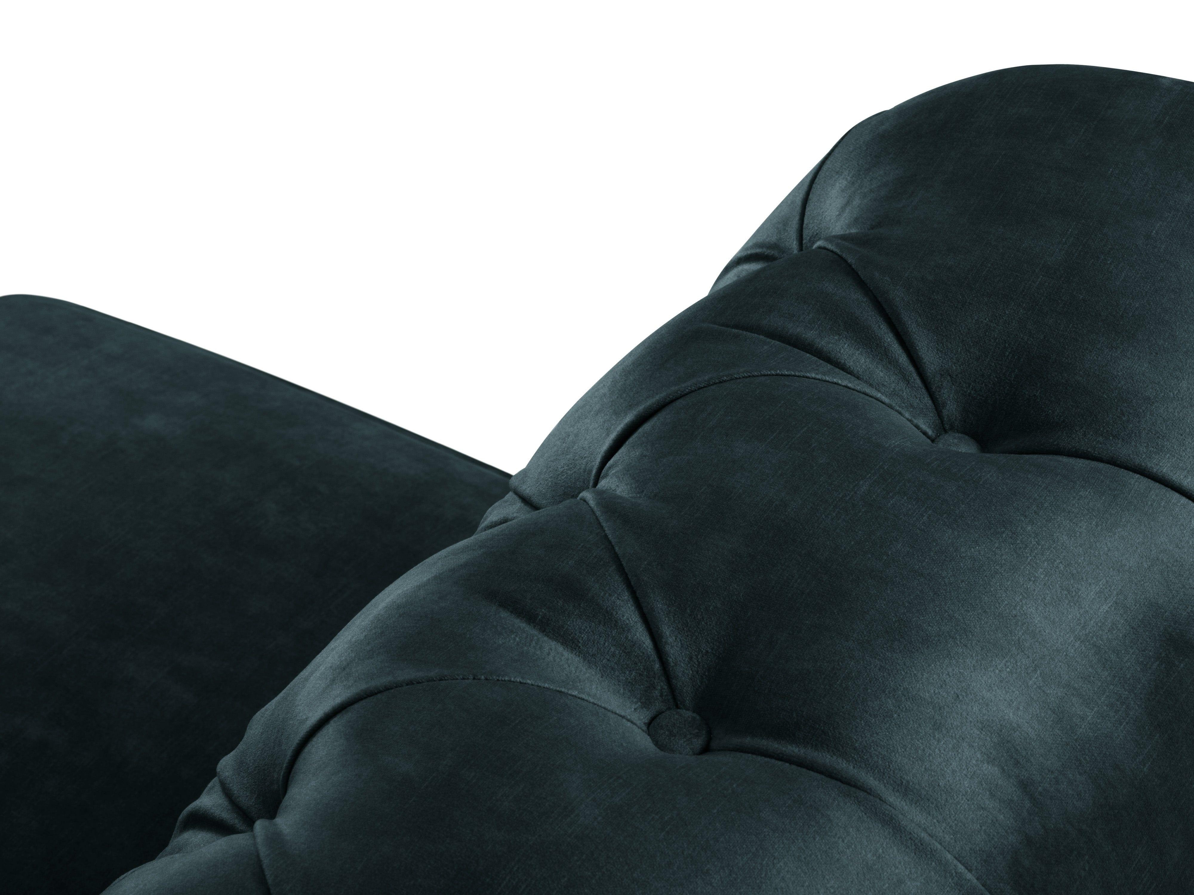 Sofa aksamitna 3-osobowa PHOEBE petrol, Windsor & Co, Eye on Design