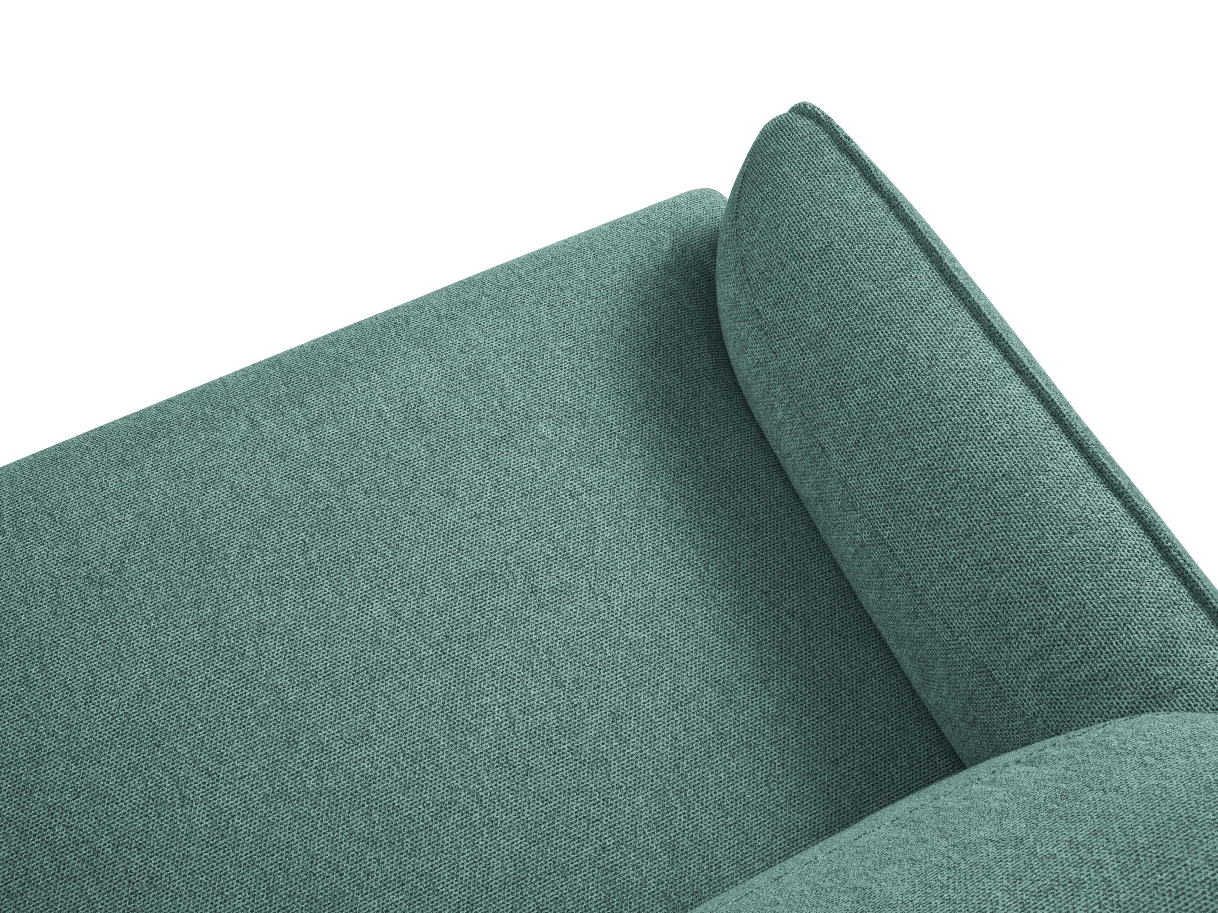 Sofa, "Neso", 3 Seats, 235x90x76
 ,Turquoise,Black Metal, Windsor & Co, Eye on Design
