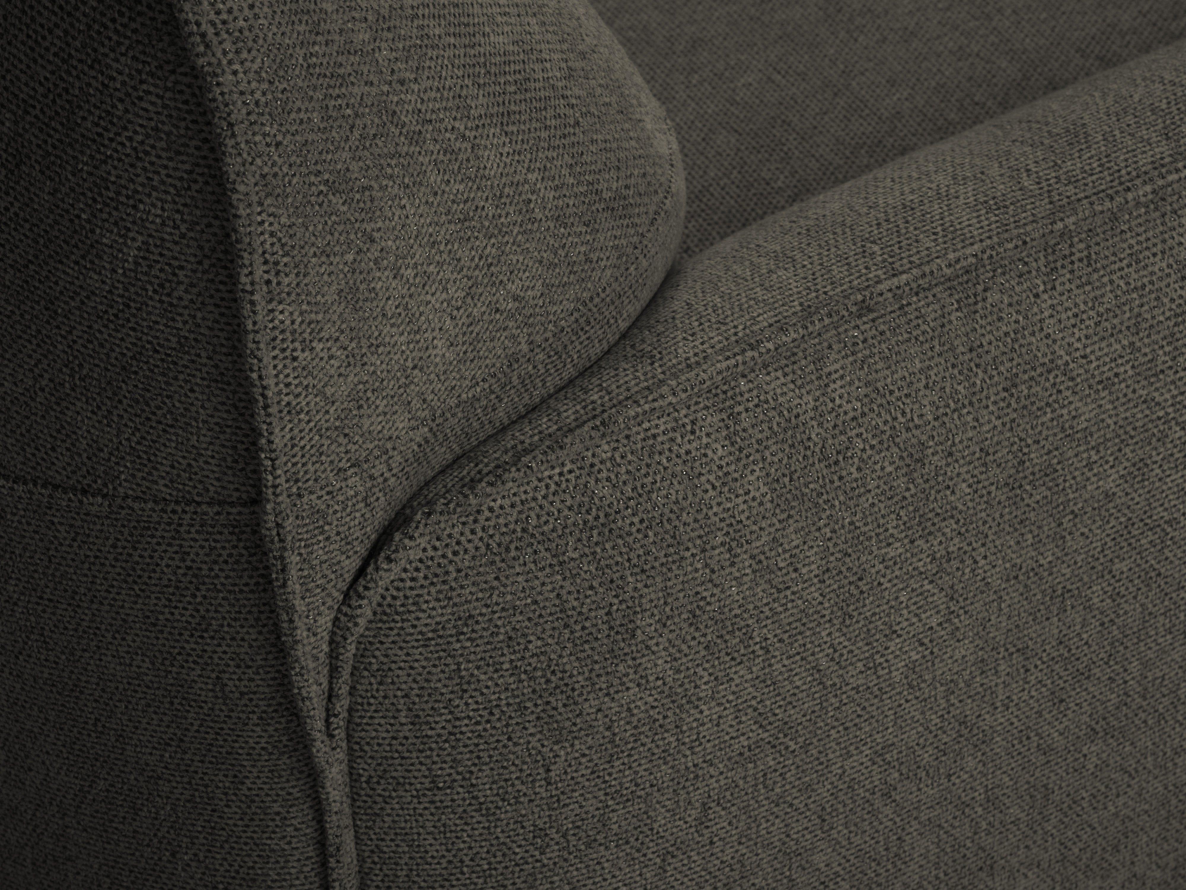 Sofa, "Neso", 3 Seats, 235x90x76
 ,Dark Grey,Black Metal, Windsor & Co, Eye on Design