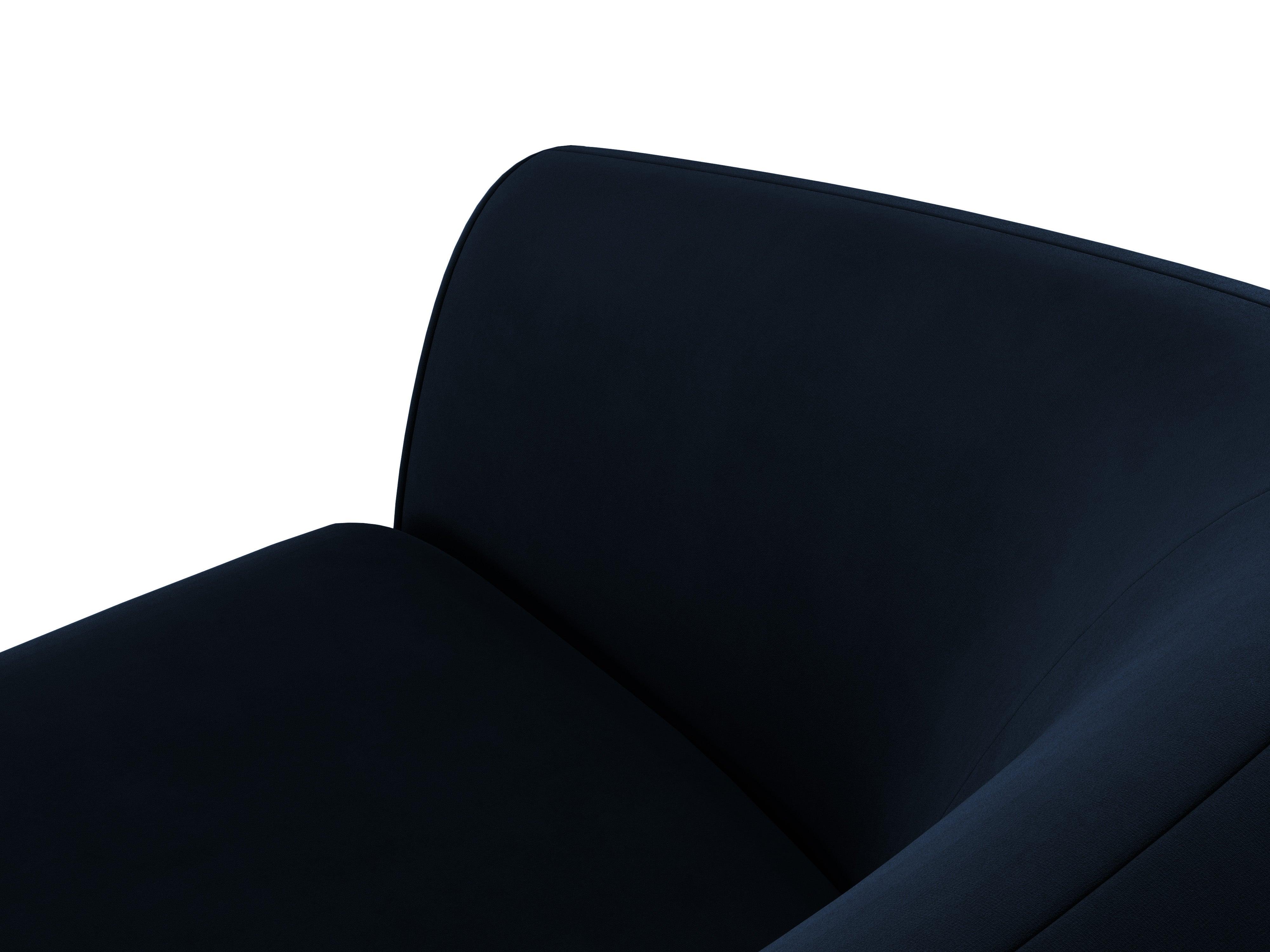 Sofa aksamitna 3-osobowa ELARA granatowy Windsor & Co    Eye on Design