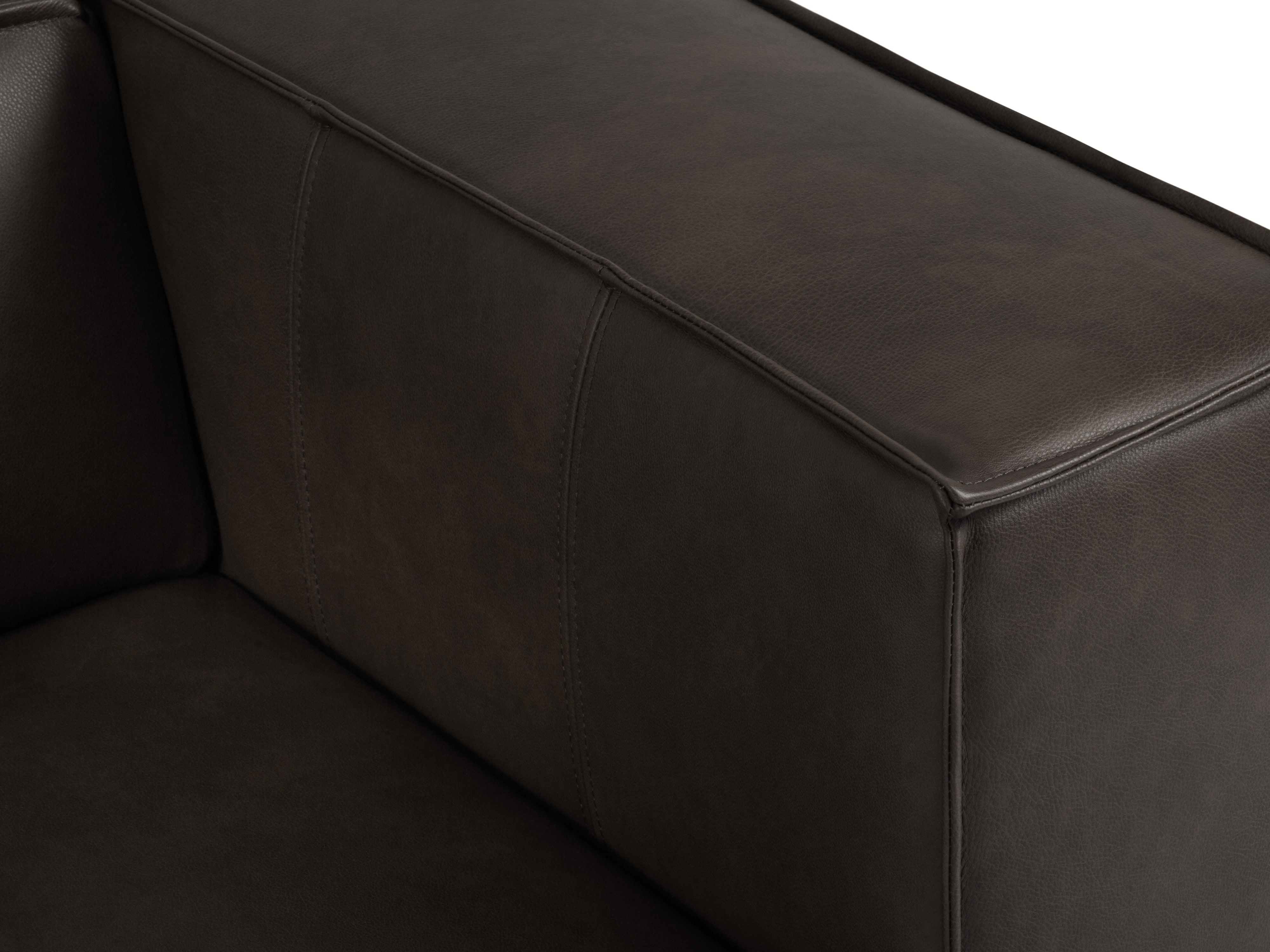 Sofa skórzana 3-osobowa MADAME ciemnobrązowy, Windsor & Co, Eye on Design